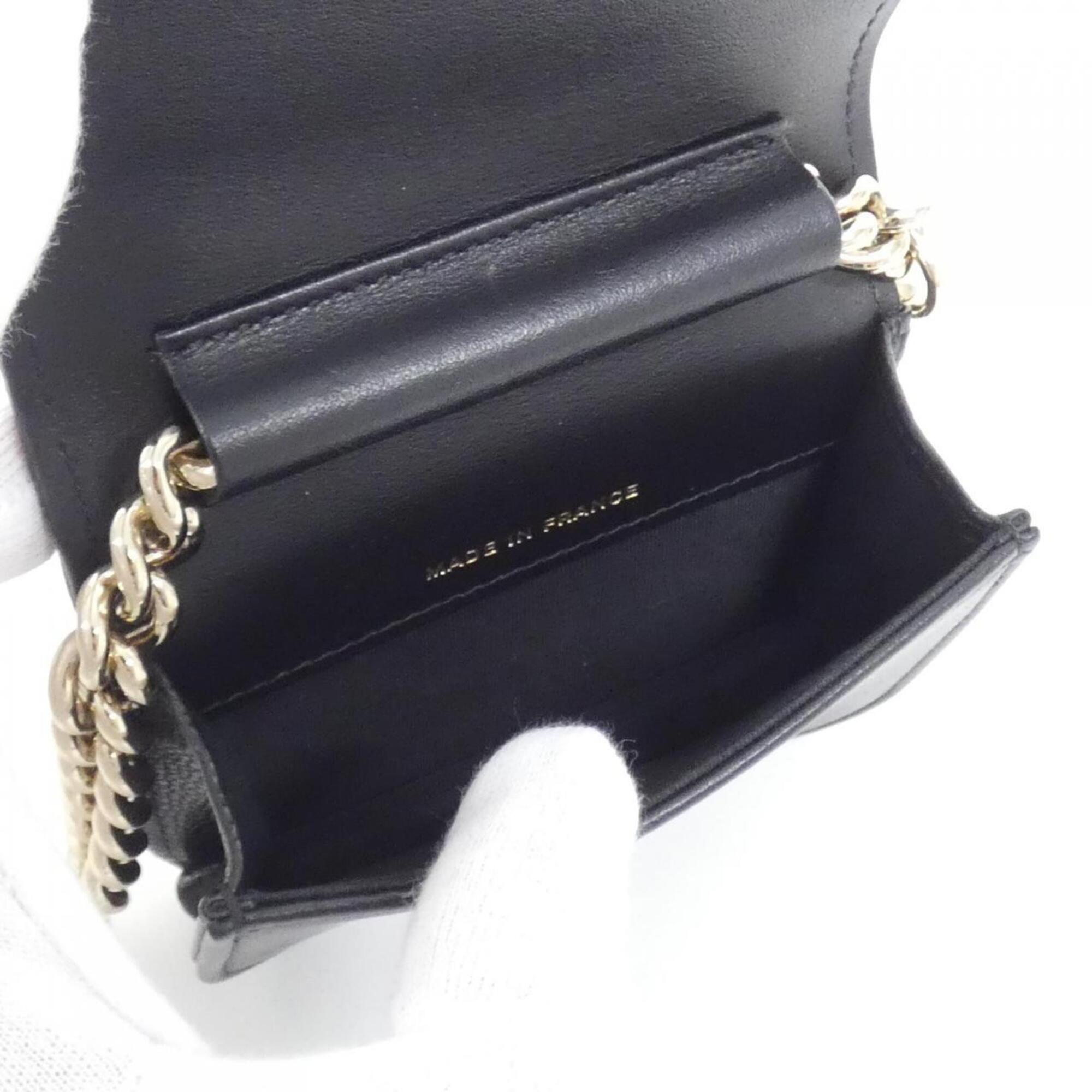 Chanel Black Grained Calfskin Fanny Pack (Pre-Owned)