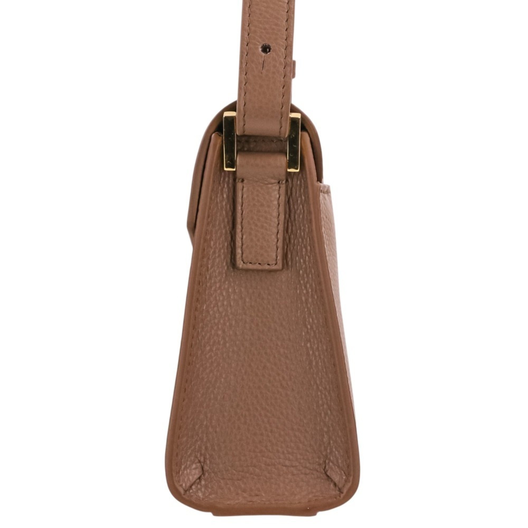 Sergio Rossi Brown Messenger Bag Shoulder Bag (Pre-Owned)