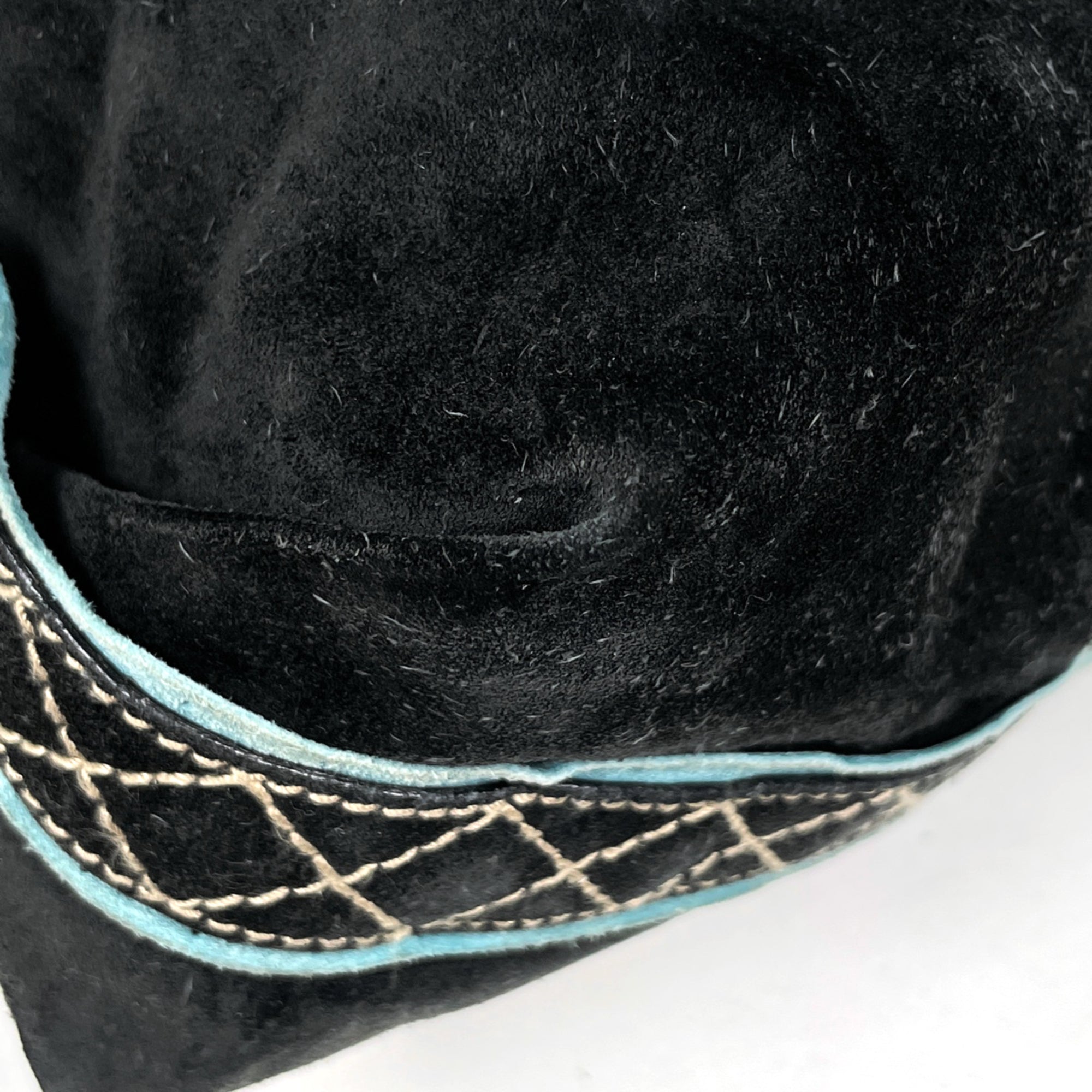 Gucci Black Suede Tote Bag (Pre-Owned)