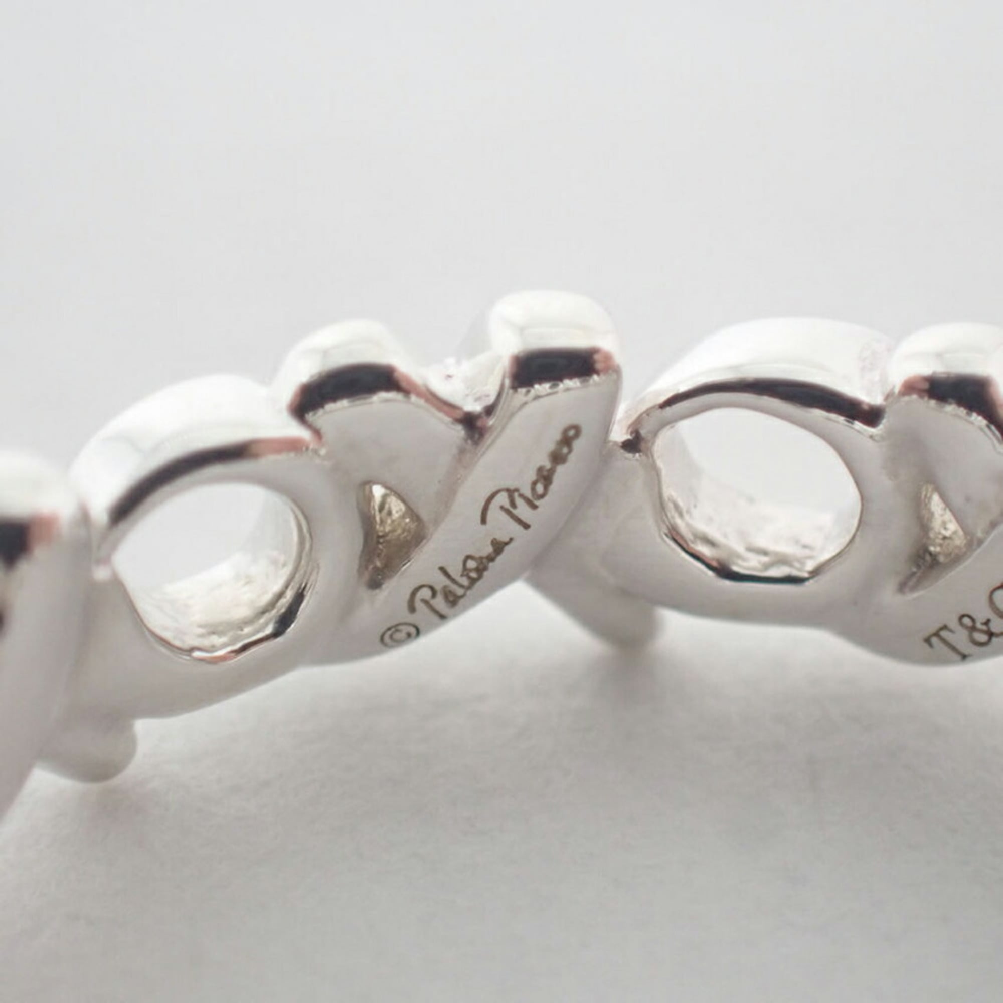 Tiffany Sterling Silver 925 Band Ring (Pre-Owned)