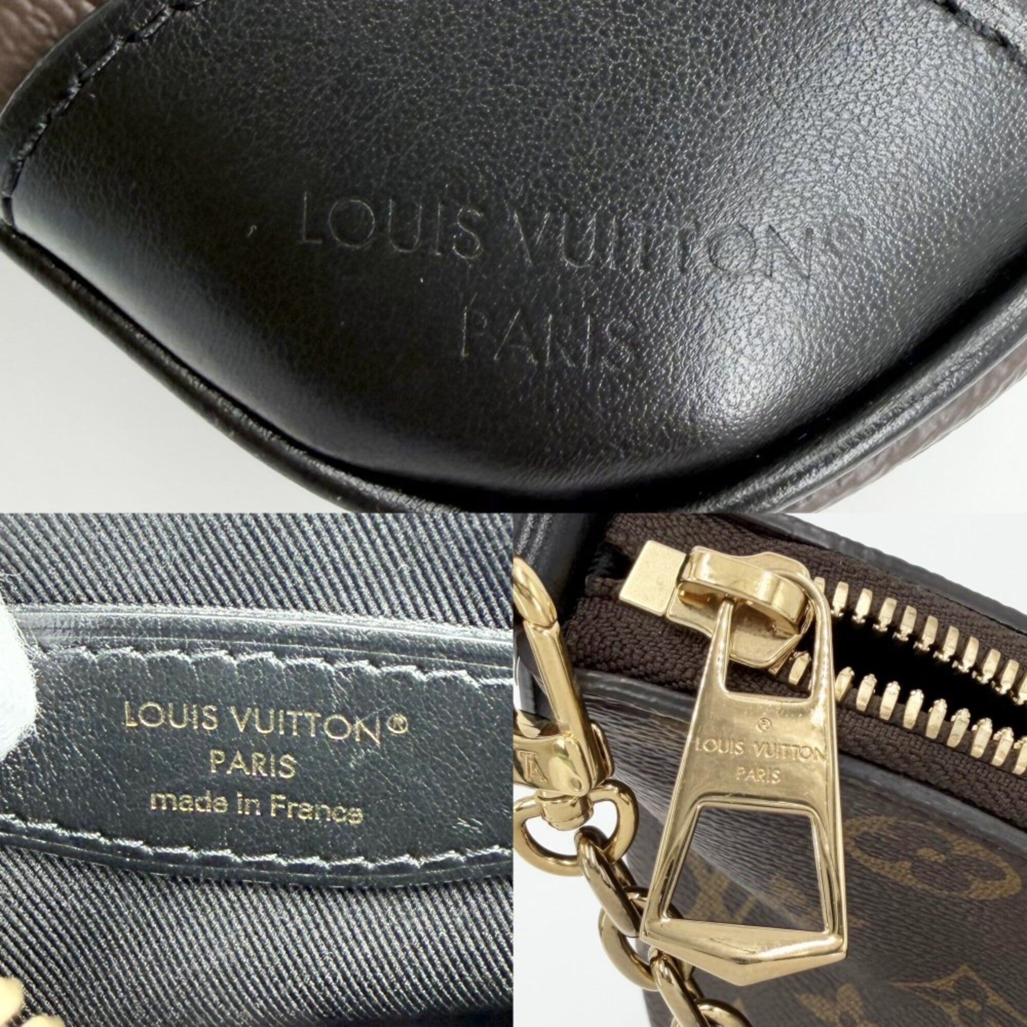 Louis Vuitton Brown Noir Monogram Handbag Shoulder Bag (Pre-Owned)