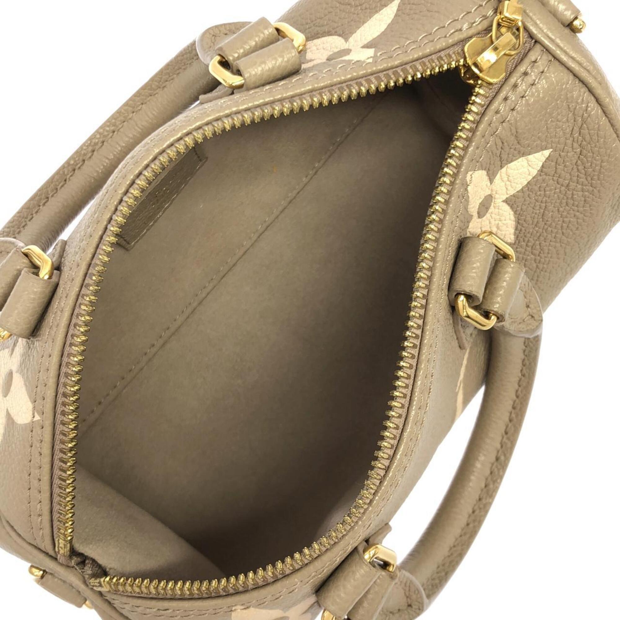 Louis Vuitton Cream Tourterelle Leather Pouch Shoulder Bag (Pre-Owned)