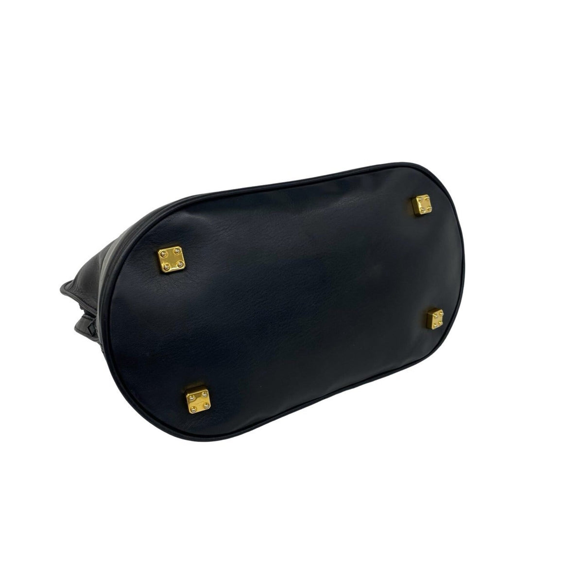 Loewe Black Leather Boston Bag Handbag (Pre-Owned)