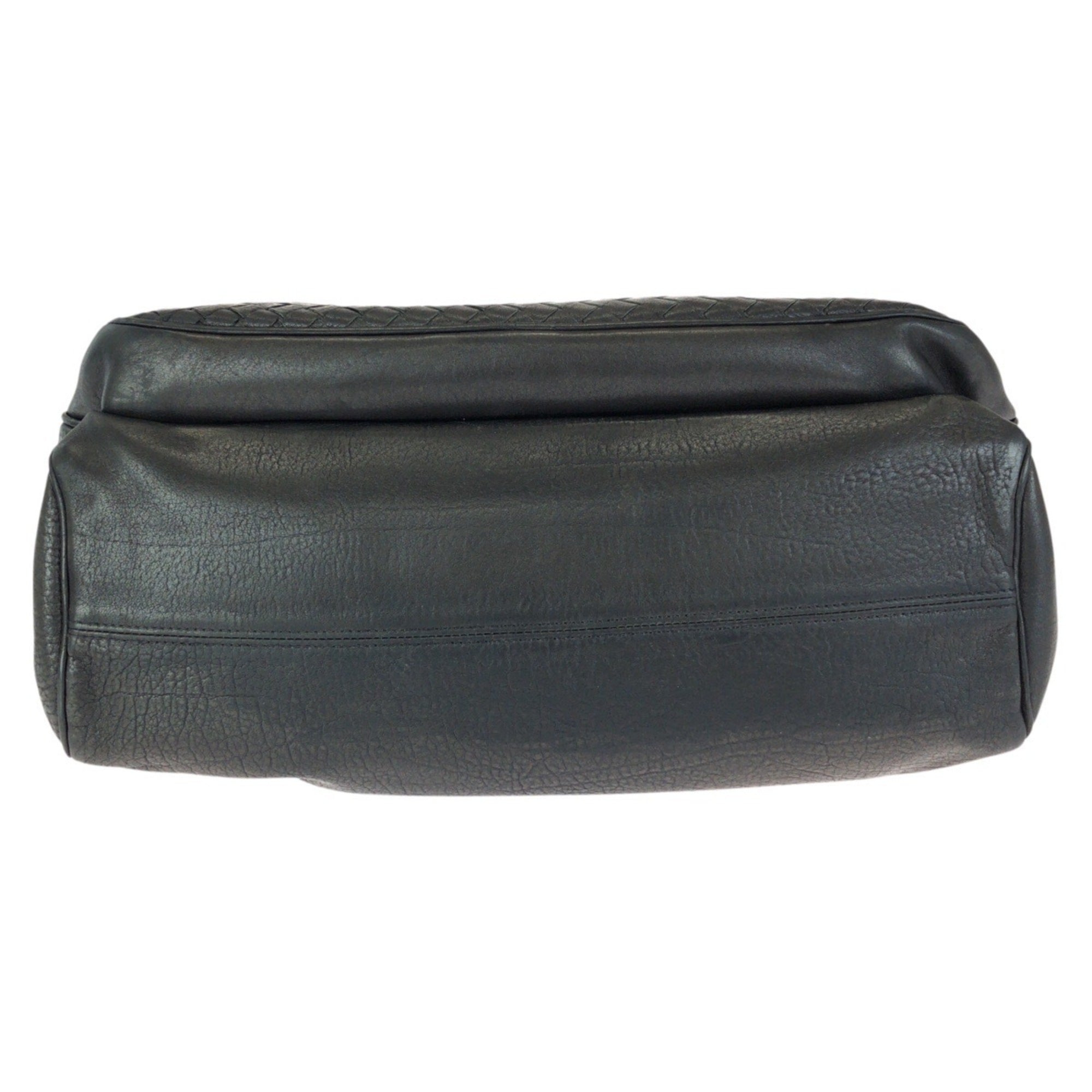 Bottega Veneta Black Leather Briefcase (Pre-Owned)