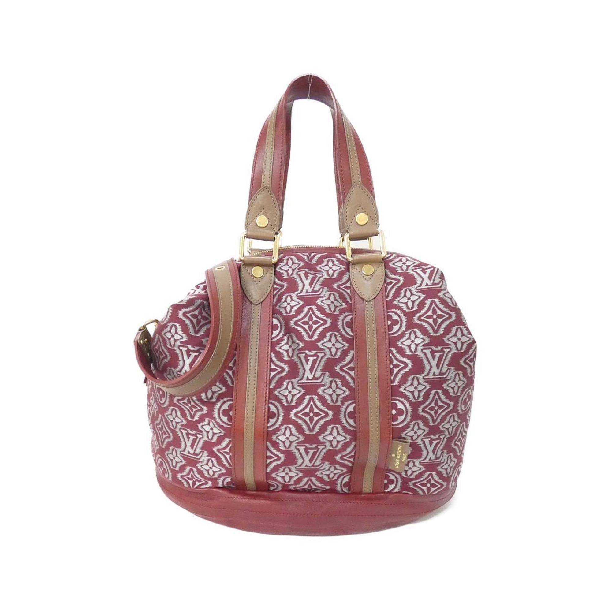 Louis Vuitton Bordeaux Canvas Handbag (Pre-Owned)