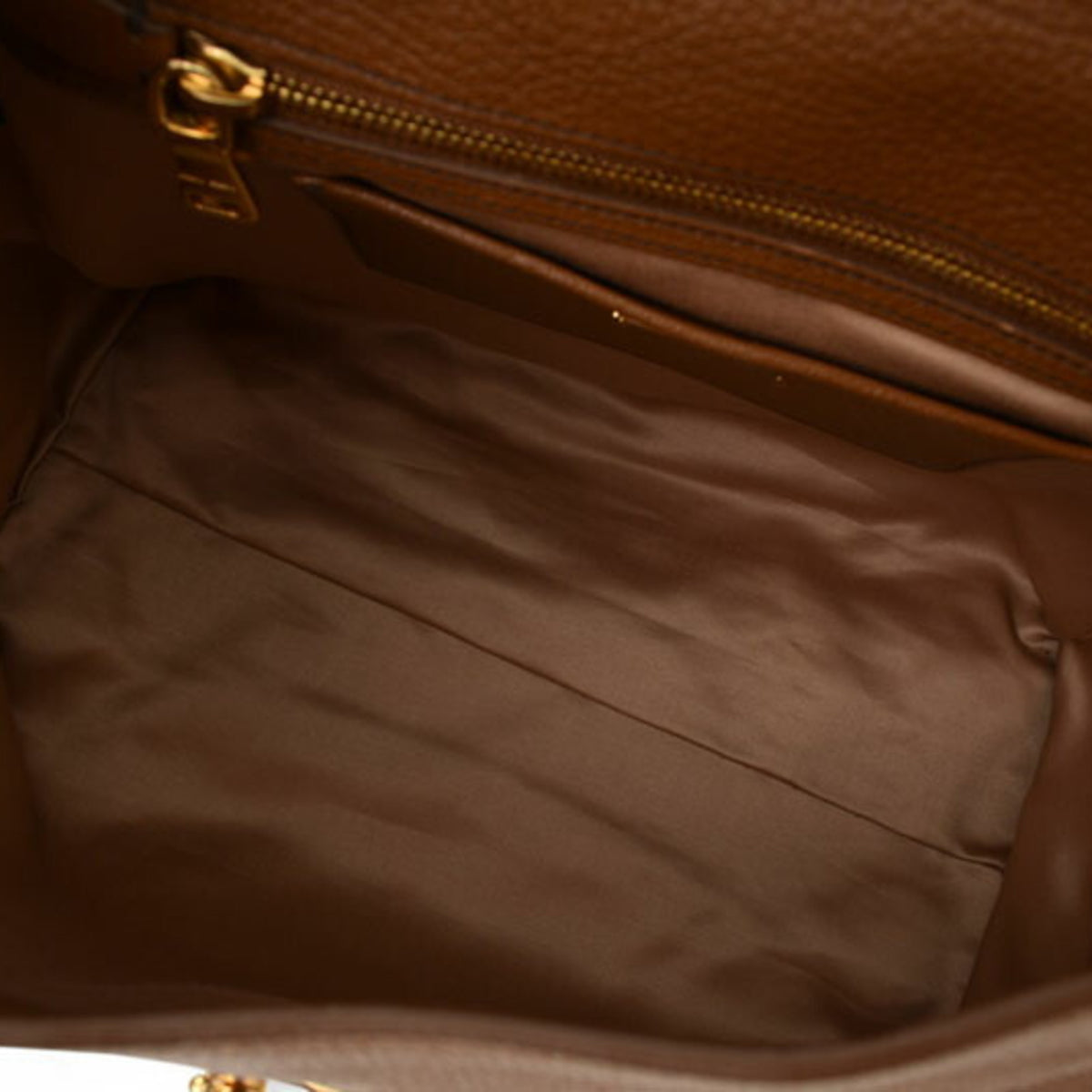 Miu Miu Brown Leather Handbag Shoulder Bag (Pre-Owned)