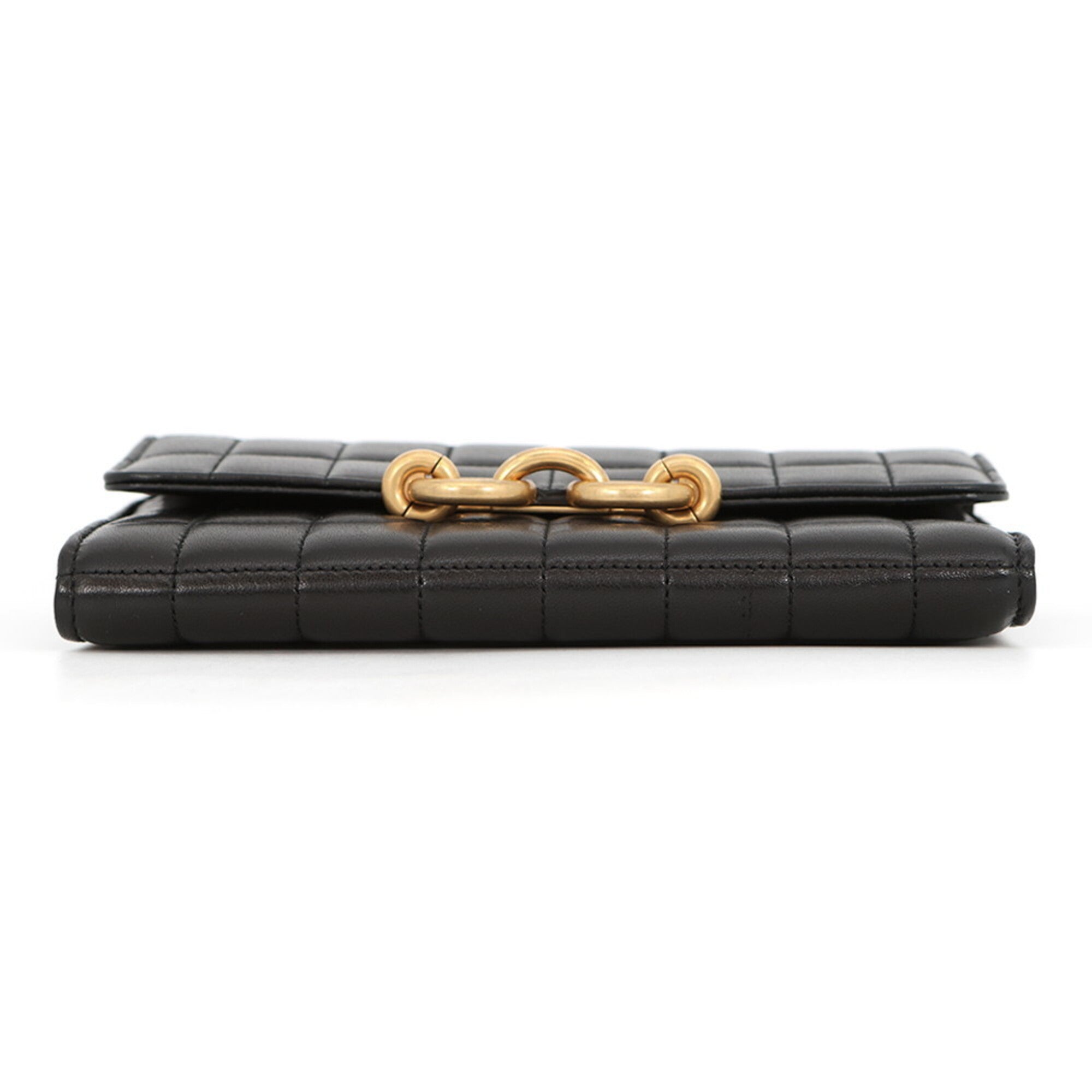 Yves Saint Laurent Black Chain/Shoulder Wallet (Pre-Owned)