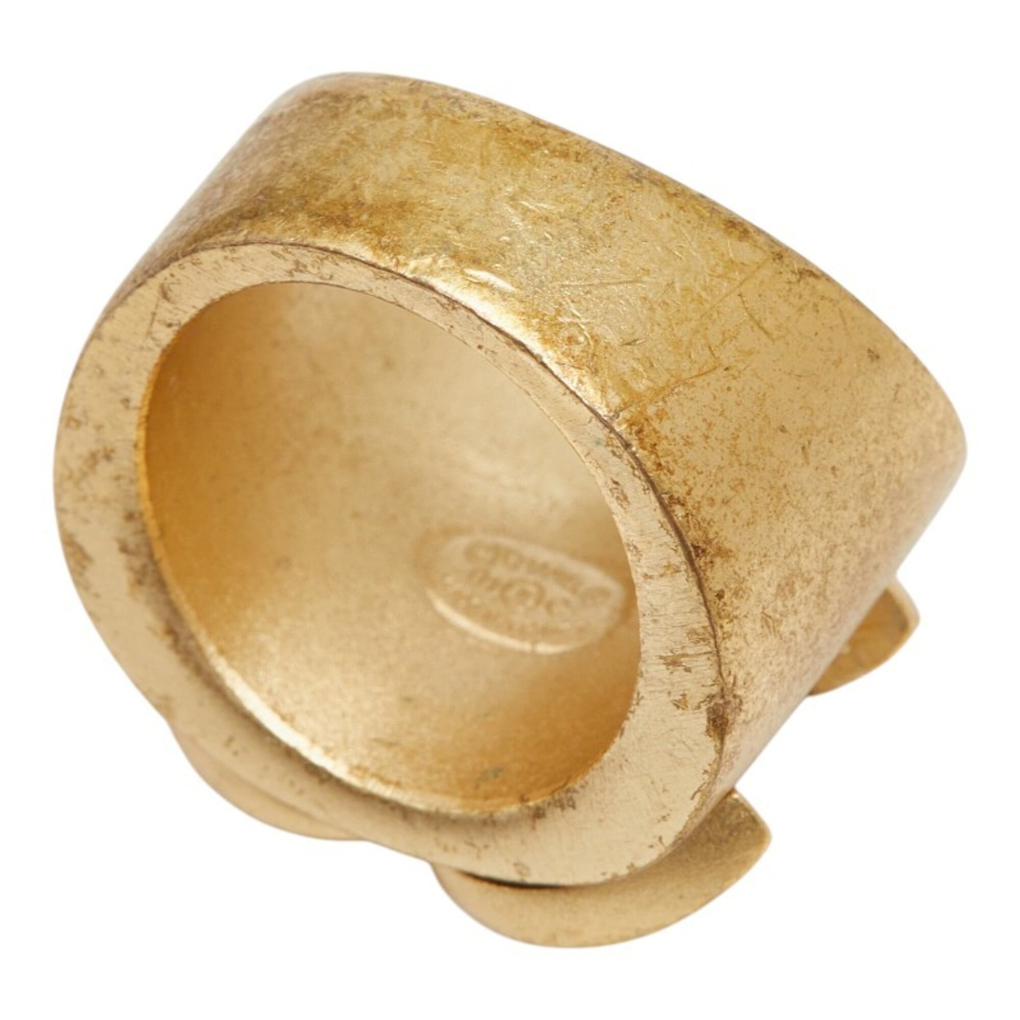 Chanel Gold Band Ring (Pre-Owned)