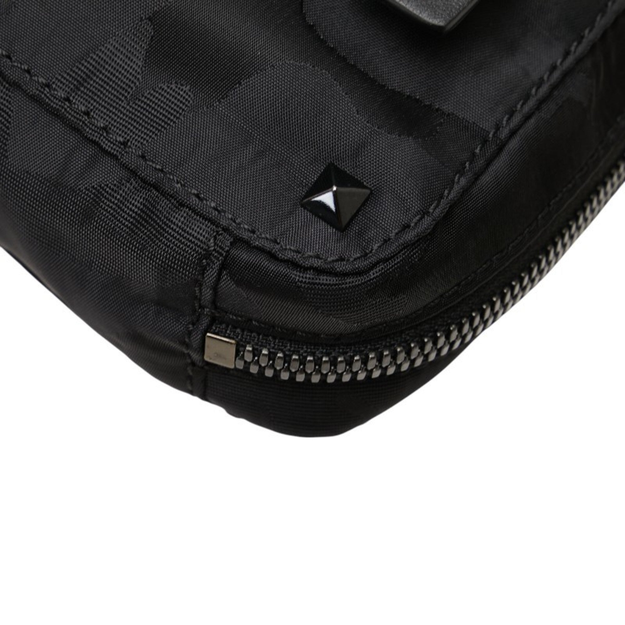Valentino Black Nylon Clutch Bag (Pre-Owned)