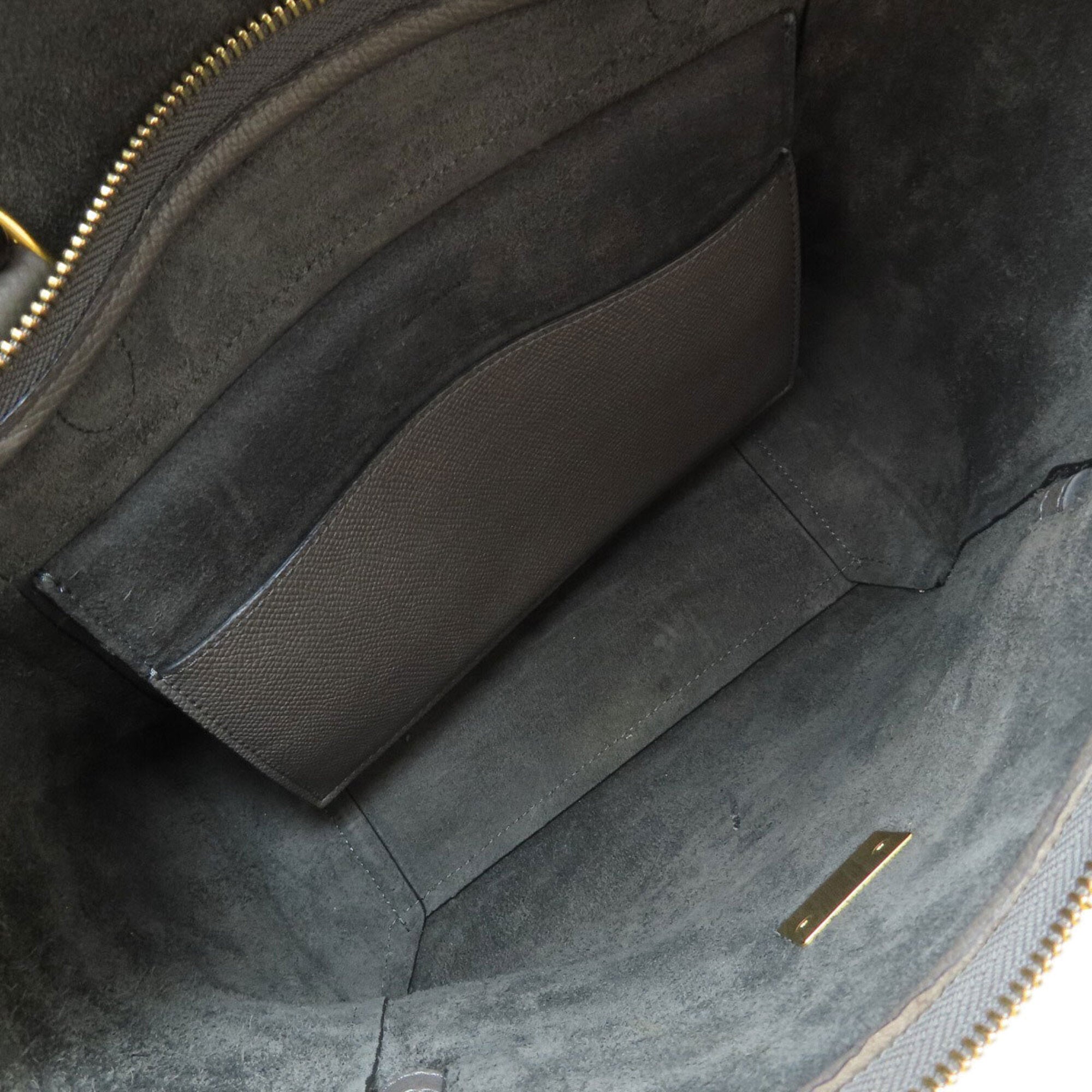 Celine Gray Leather Handbag (Pre-Owned)