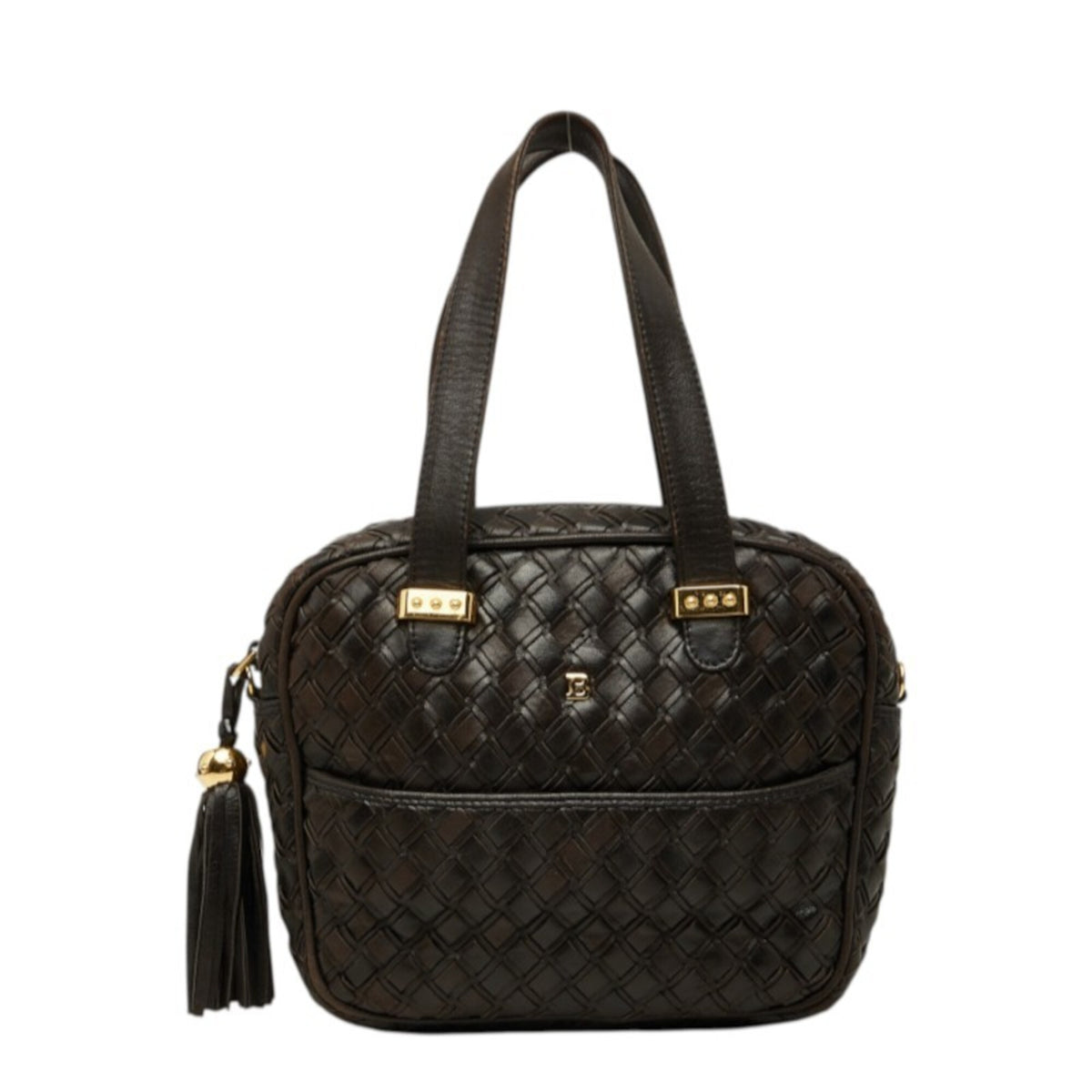 Bally Dark Brown Leather Handbag (Pre-Owned)