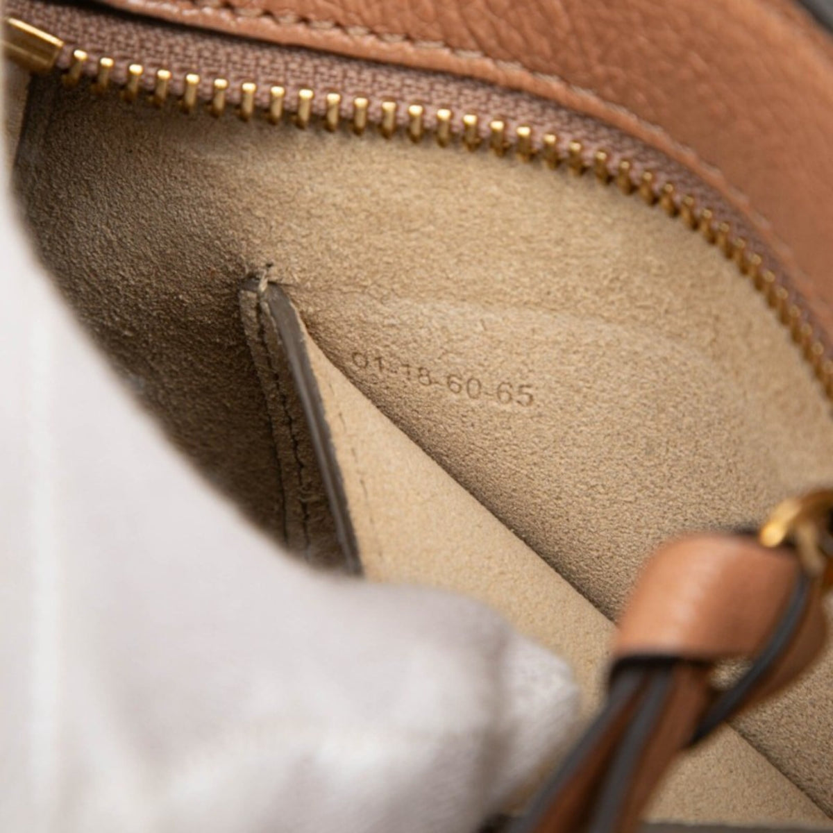 Chloé Brown Suede Leather Shoulder Bag (Pre-Owned)