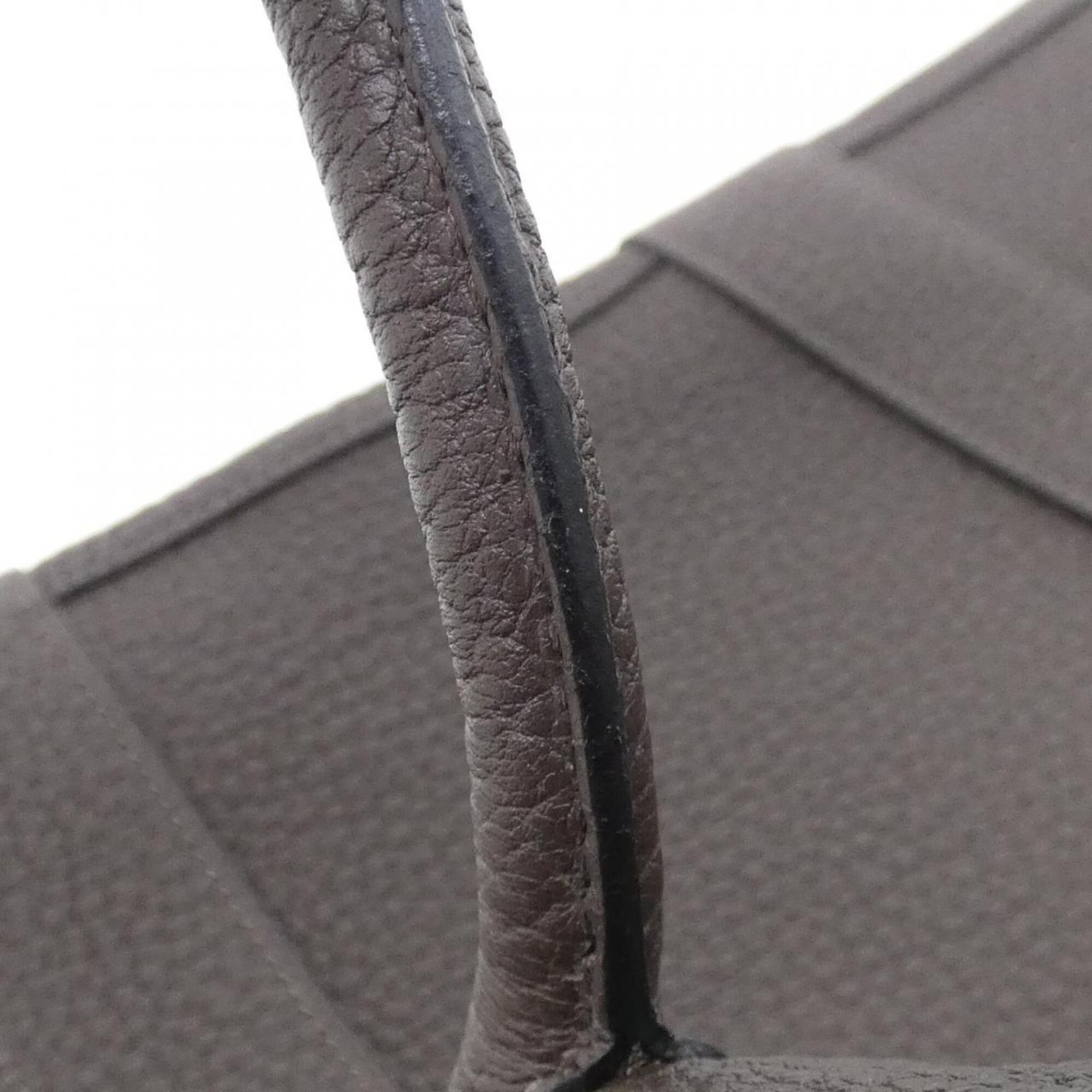 Hermes Chocolat Negonda Leather Handbag (Pre-Owned)