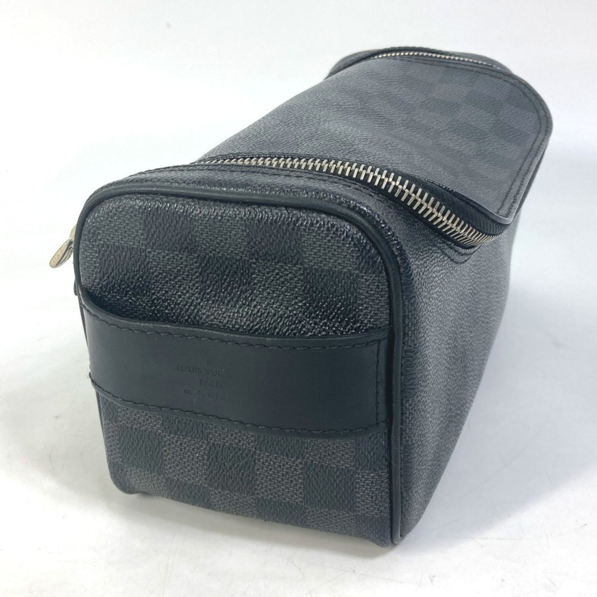 Louis Vuitton Damier Graphite Black Galle Damier Graphite Clutch Bag Pouch (Pre-Owned)