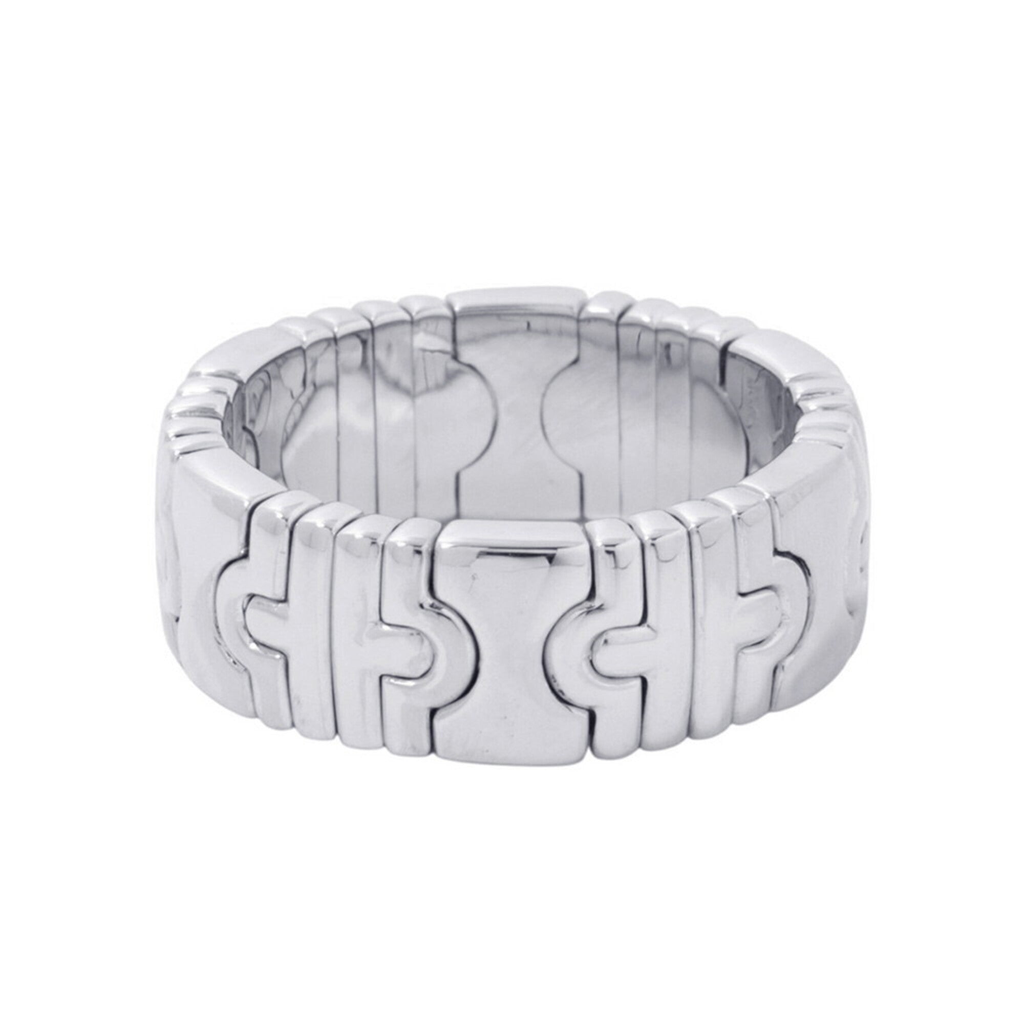 Bvlgari White Gold (18K) Band Ring (Pre-Owned)
