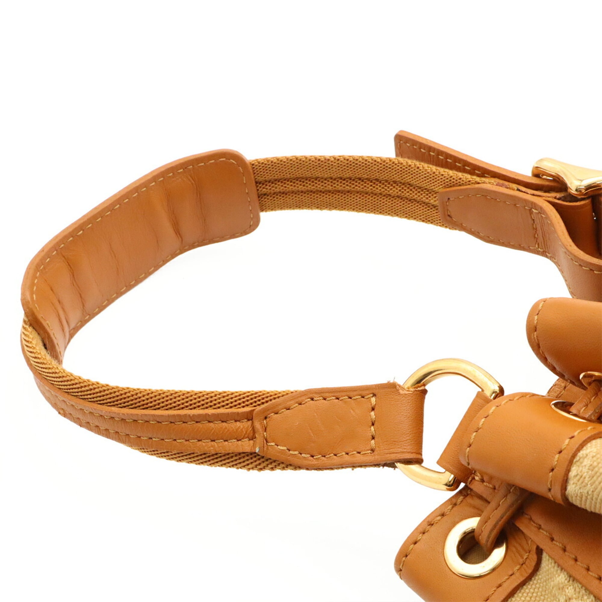 Louis Vuitton Monogram Mini Beige Brown Canvas Leather Handbag (Pre-Owned)