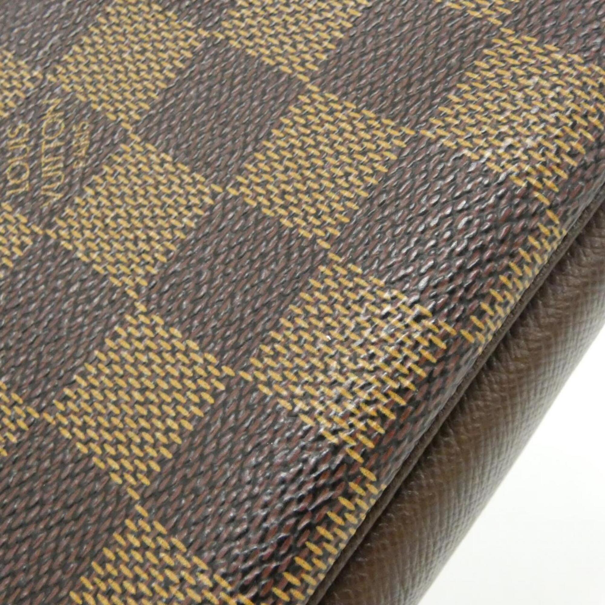 Louis Vuitton Brown Coated Canvas Pouch (Pre-Owned)