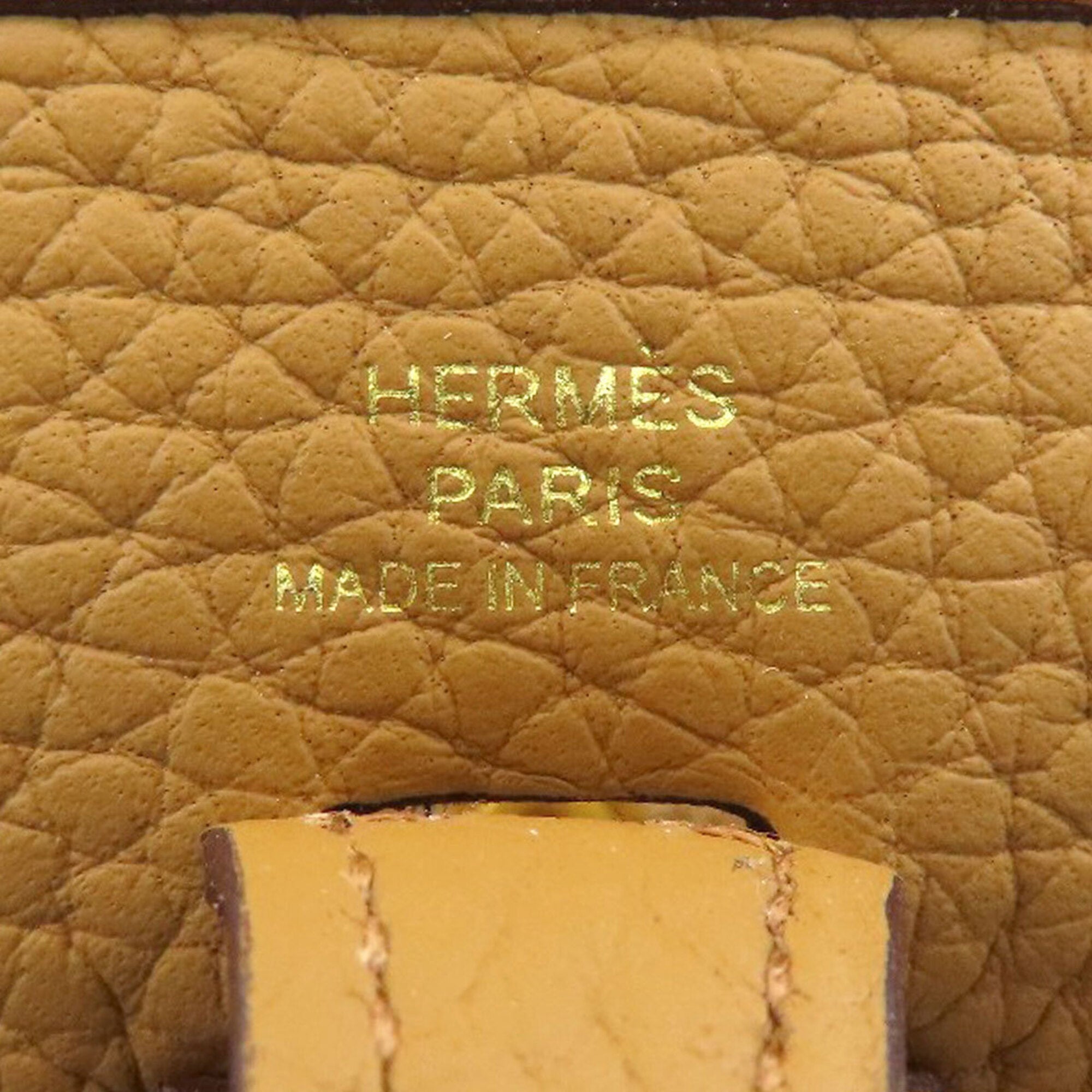 Hermes Light Brown Leather Shoulder Bag (Pre-Owned)