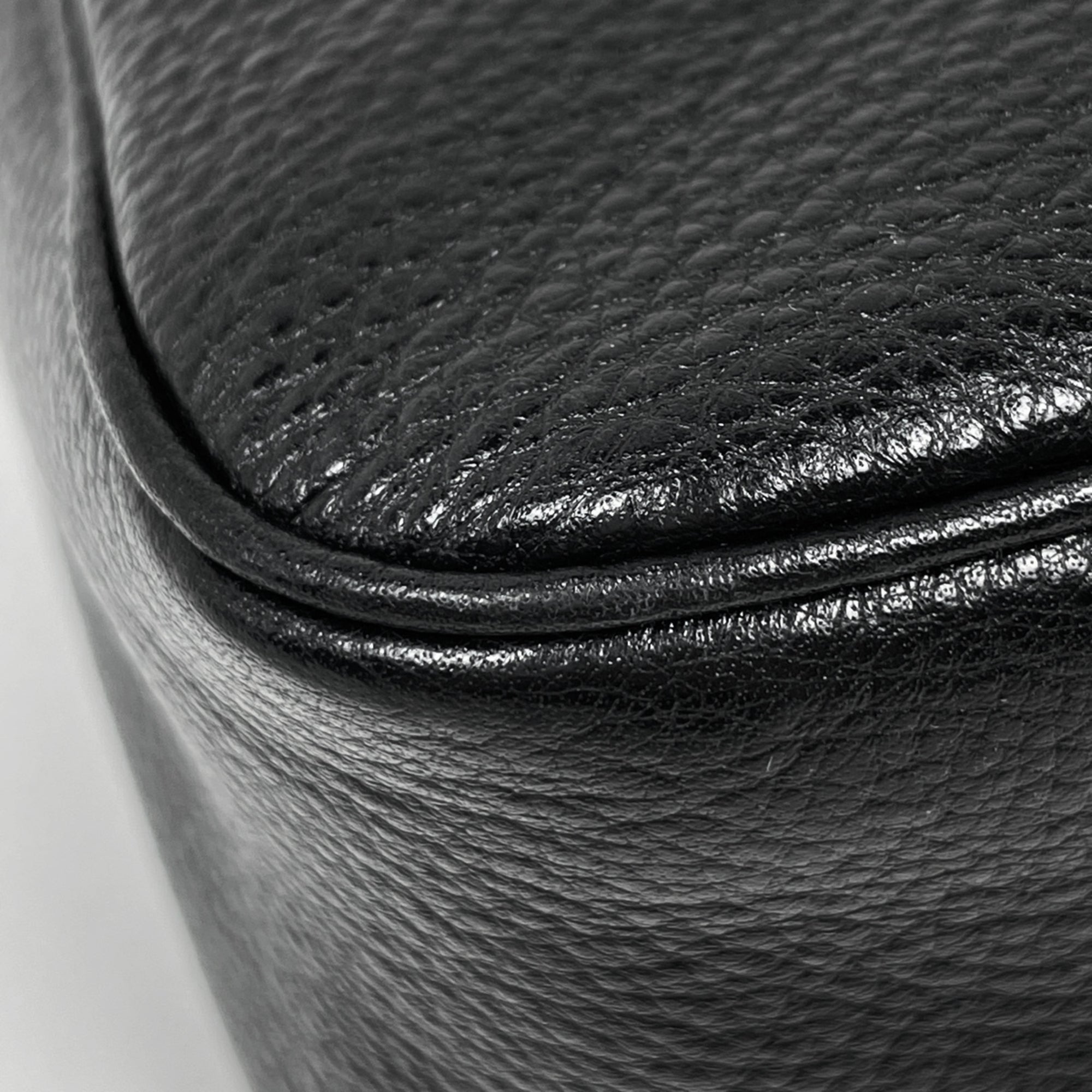 Prada Black Leather Handbag Pouch (Pre-Owned)