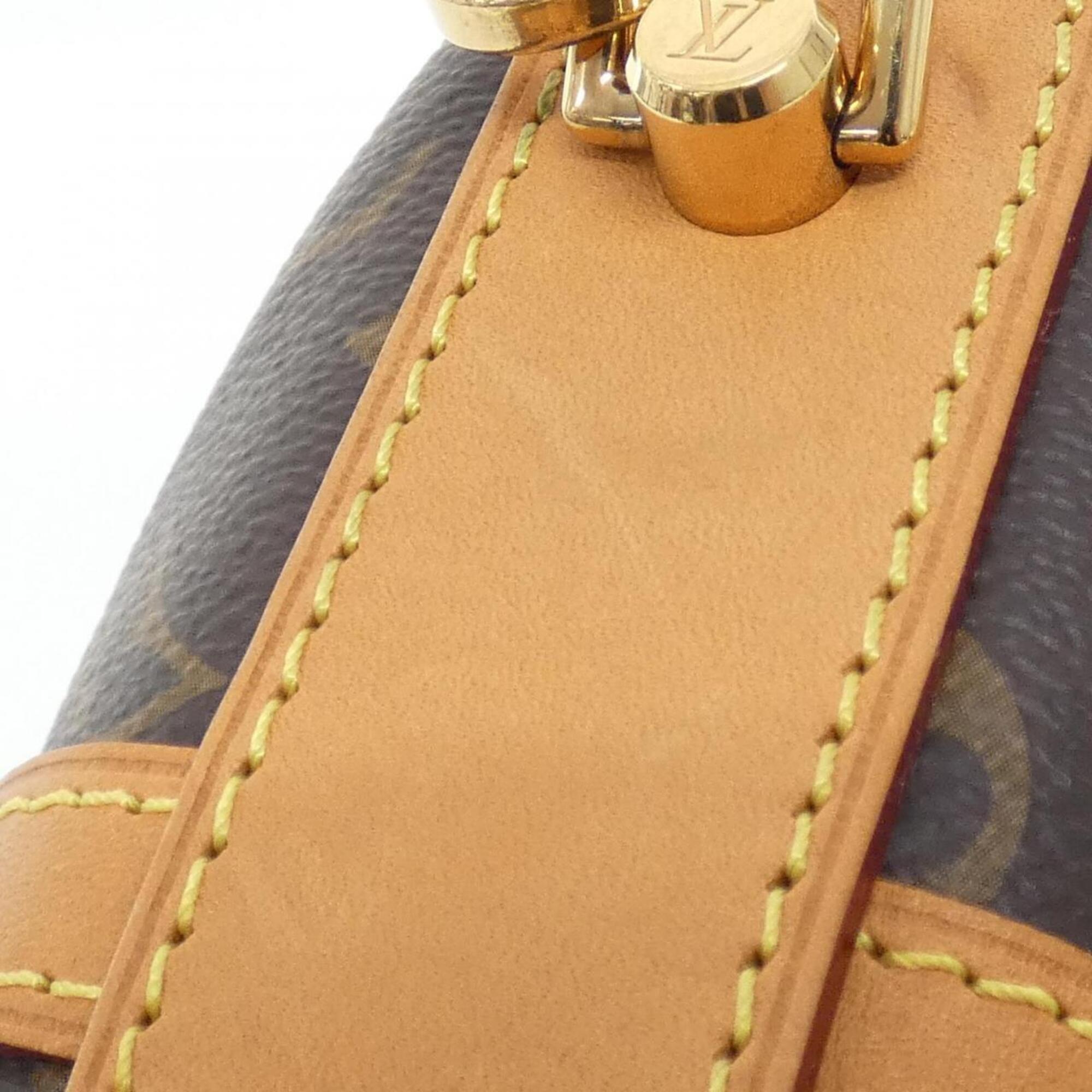 Louis Vuitton Marron Coated Canvas Handbag (Pre-Owned)