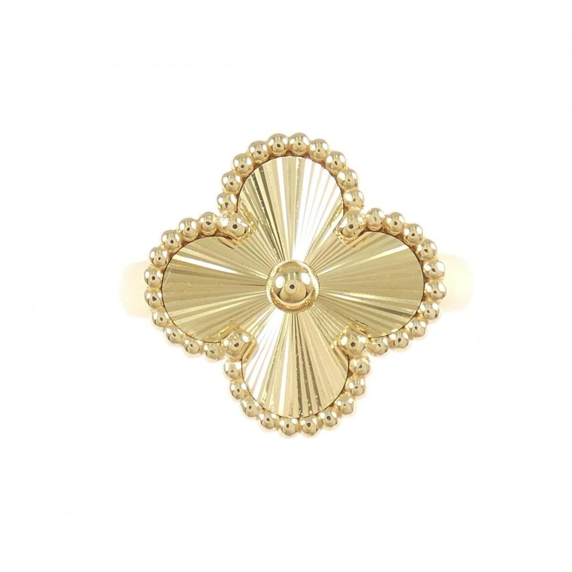 Van Cleef & Arpels Yellow Gold (18K) Band Ring (Pre-Owned)
