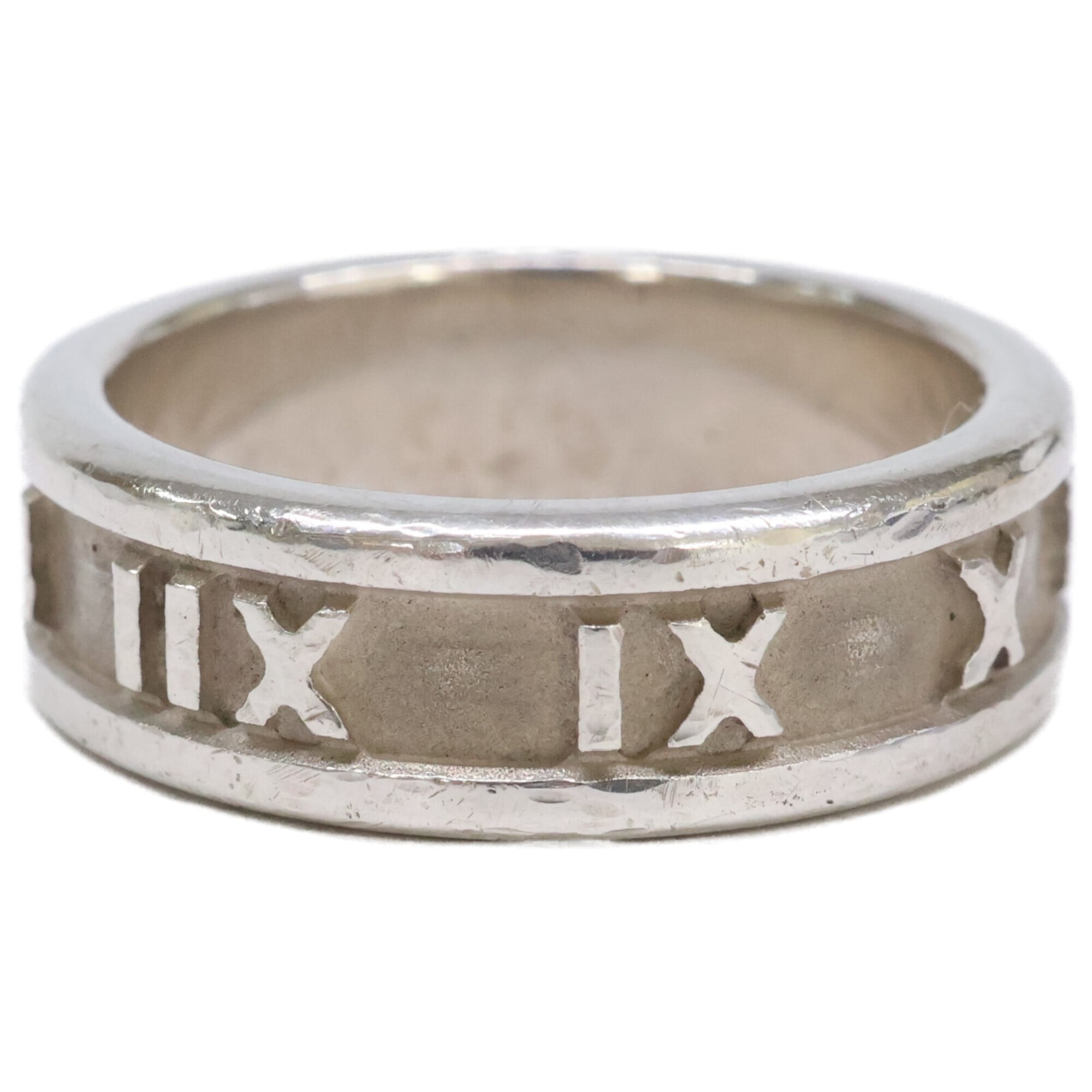 Tiffany Silver Silver 925 Band Ring (Pre-Owned)