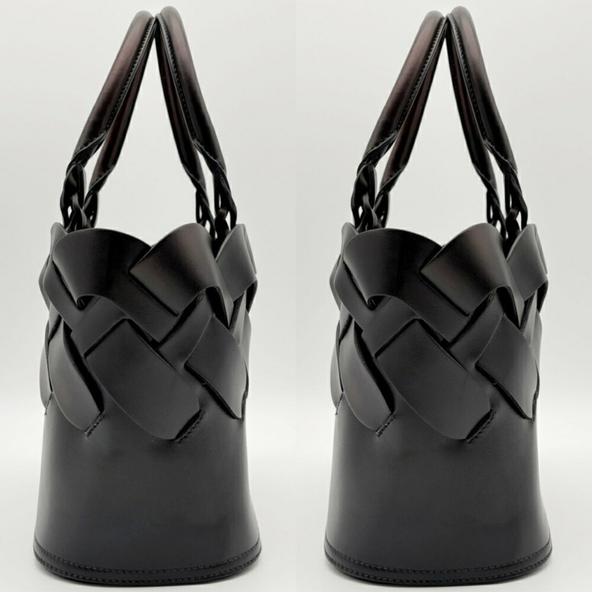 Prada Black Leather Tote Bag (Pre-Owned)