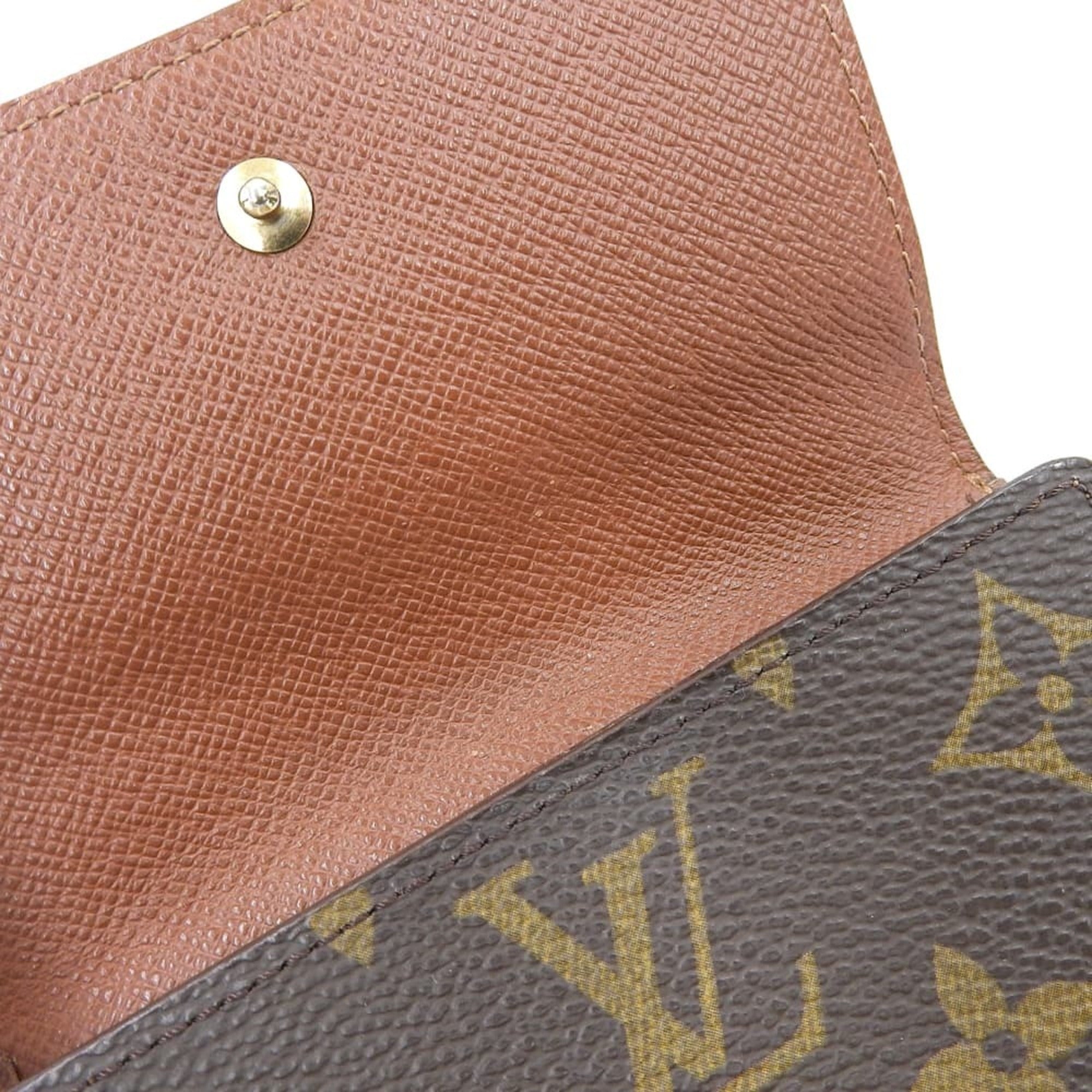 Louis Vuitton Brown Monogram Pvc Wallet (Tri-Fold) (Pre-Owned)