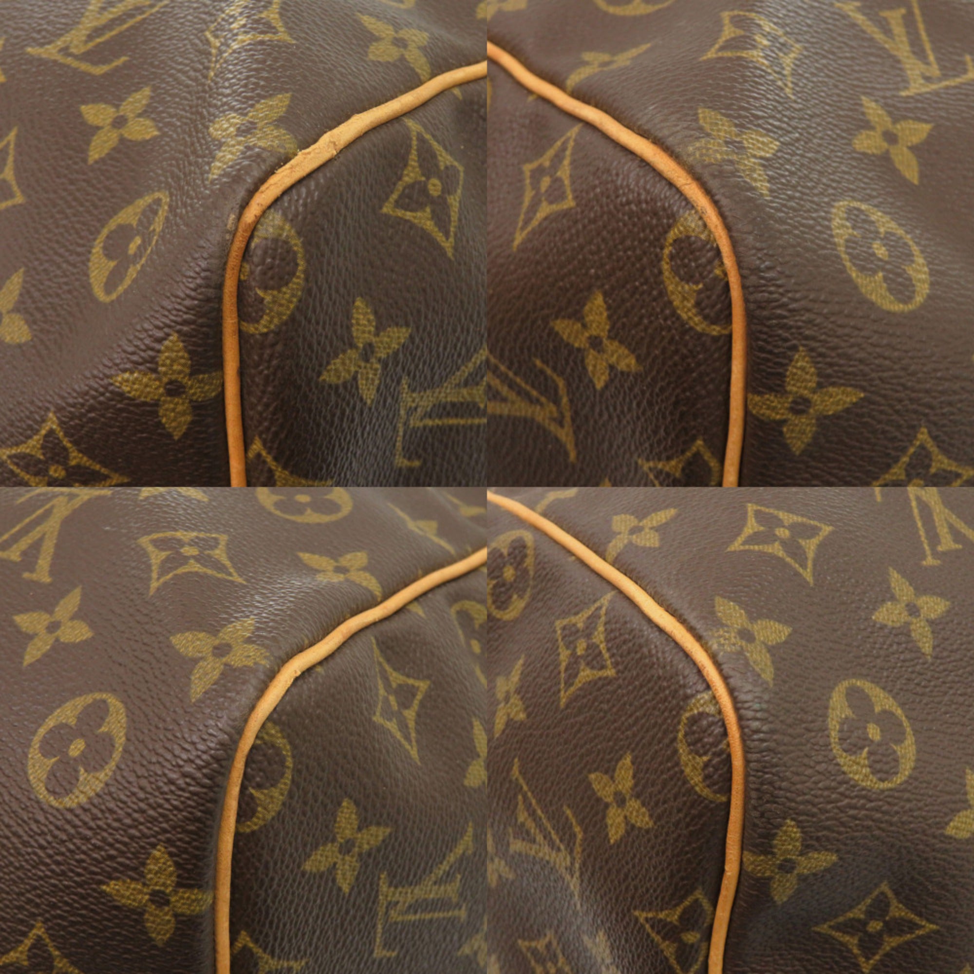 Louis Vuitton Brown Monogram Canvas Boston Bag (Pre-Owned)