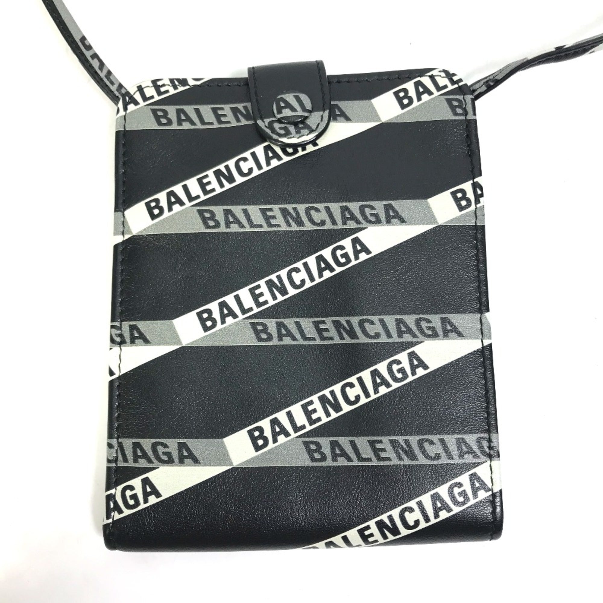 Balenciaga Black Leather Shoulder Bag (Pre-Owned)