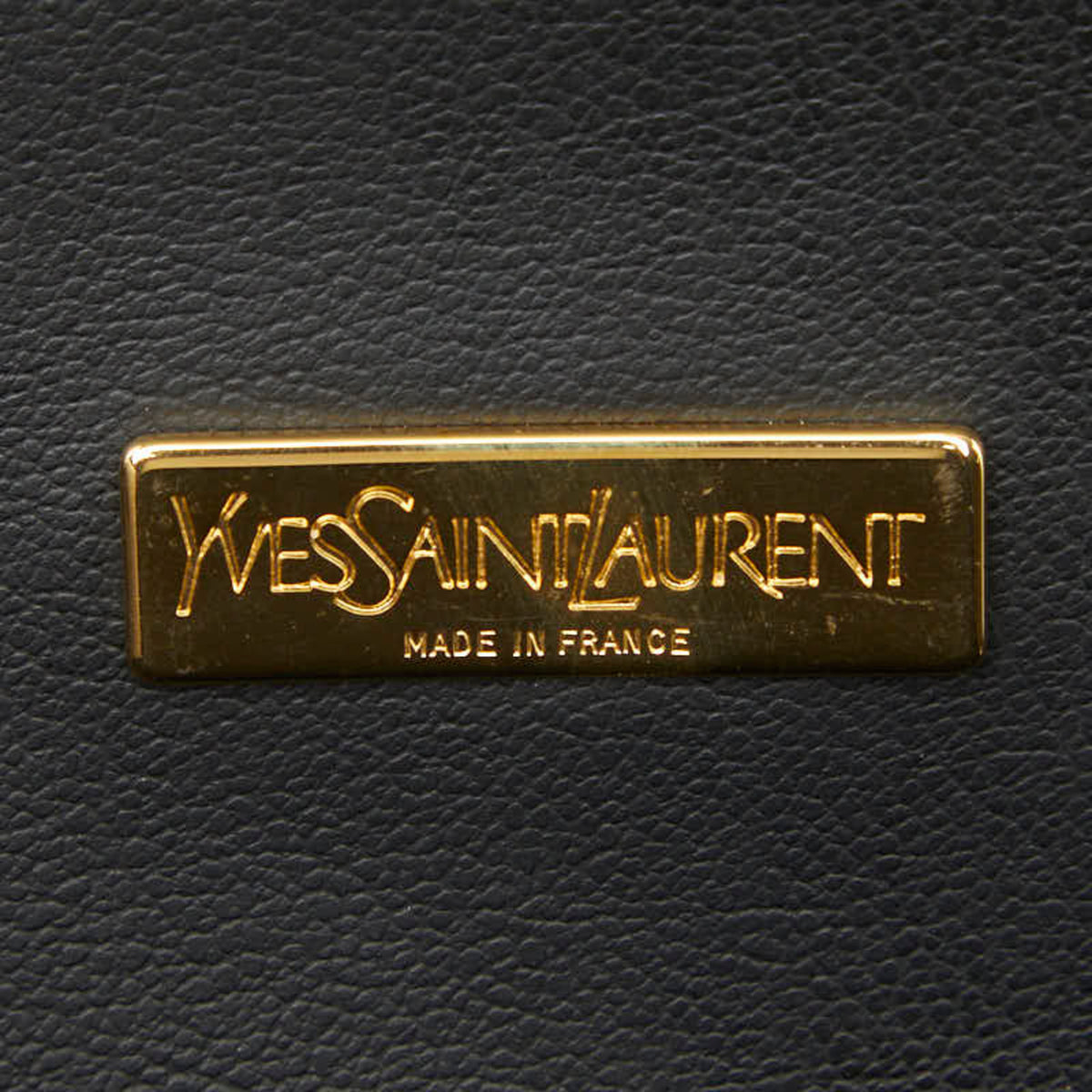 Saint Laurent Navy Leather Handbag Shoulder Bag (Pre-Owned)