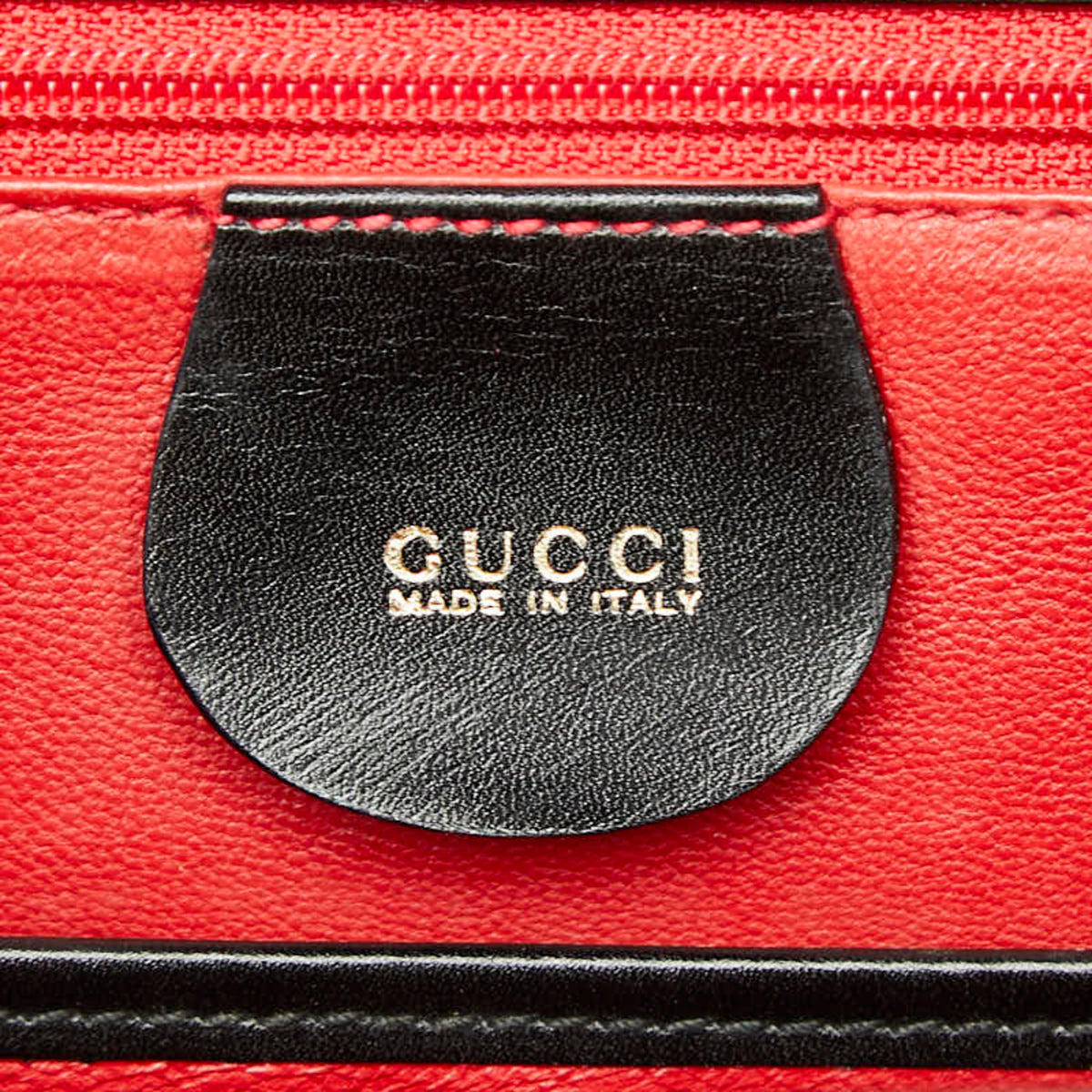 Gucci Black Leather Handbag Shoulder Bag (Pre-Owned)