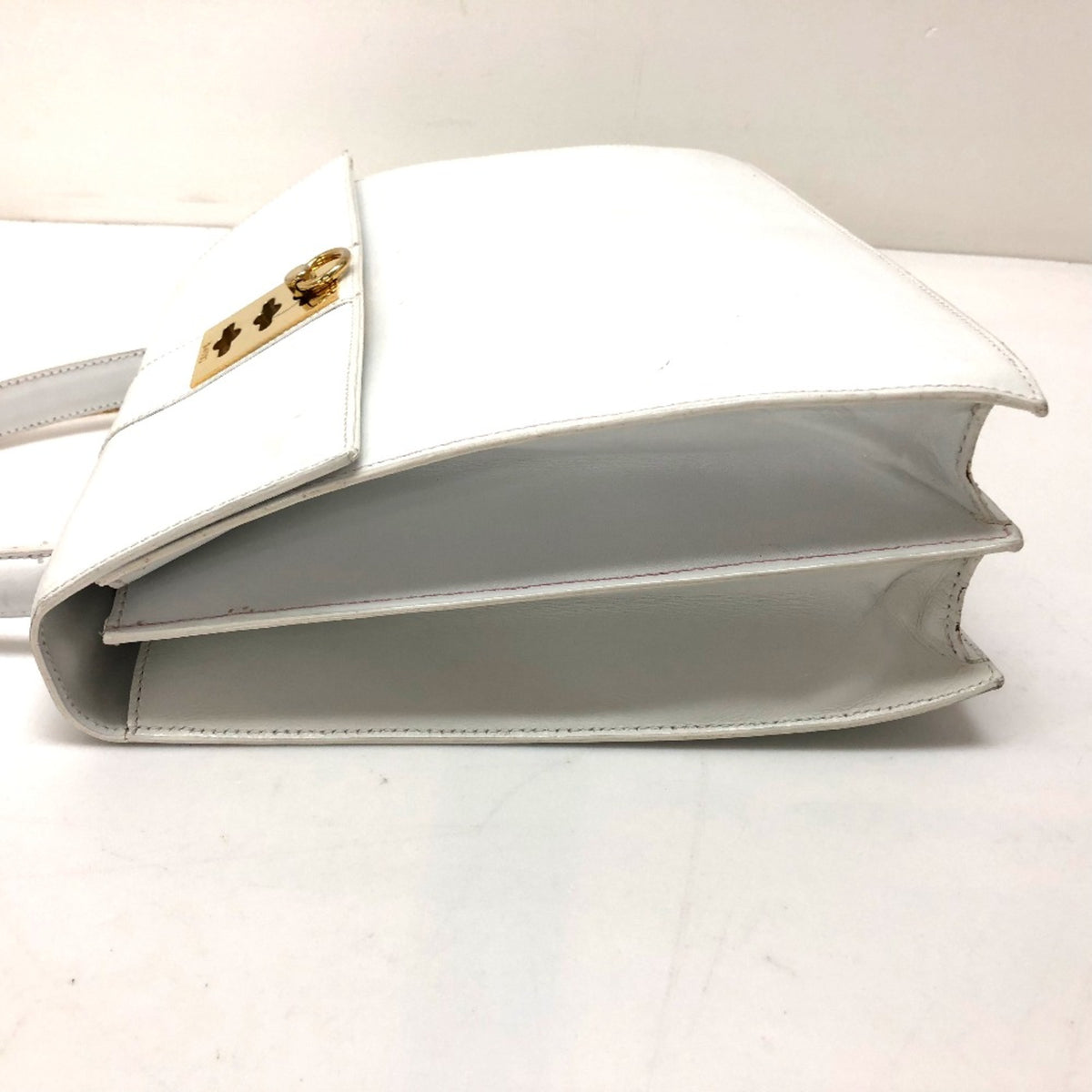 Celine White Leather Handbag (Pre-Owned)