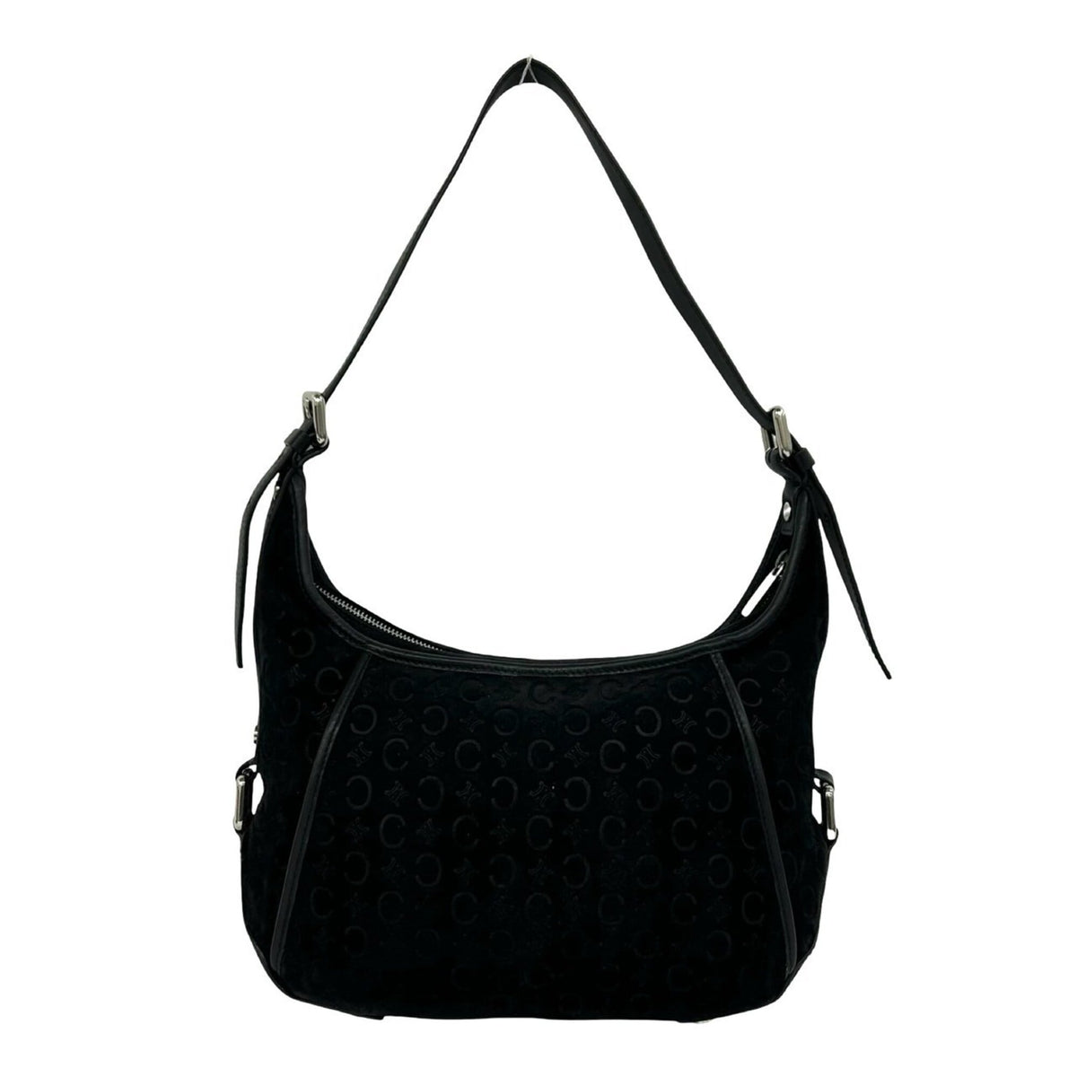 Celine Black Cord Leather Shoulder Bag (Pre-Owned)