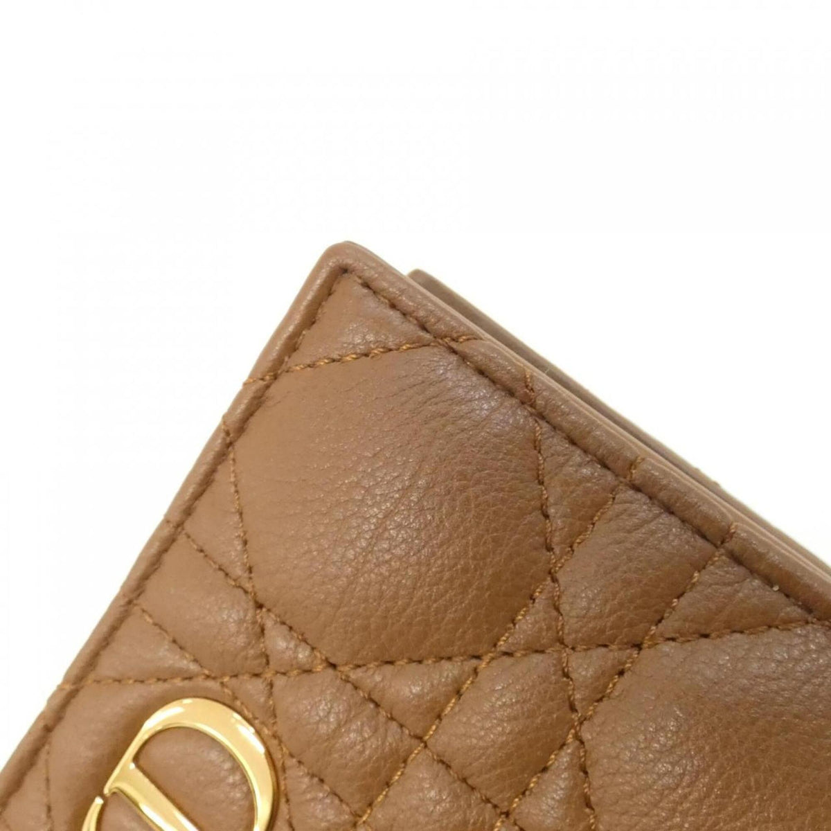 Christian Dior Brown Leather Wallet (Bi-Fold) (Pre-Owned)