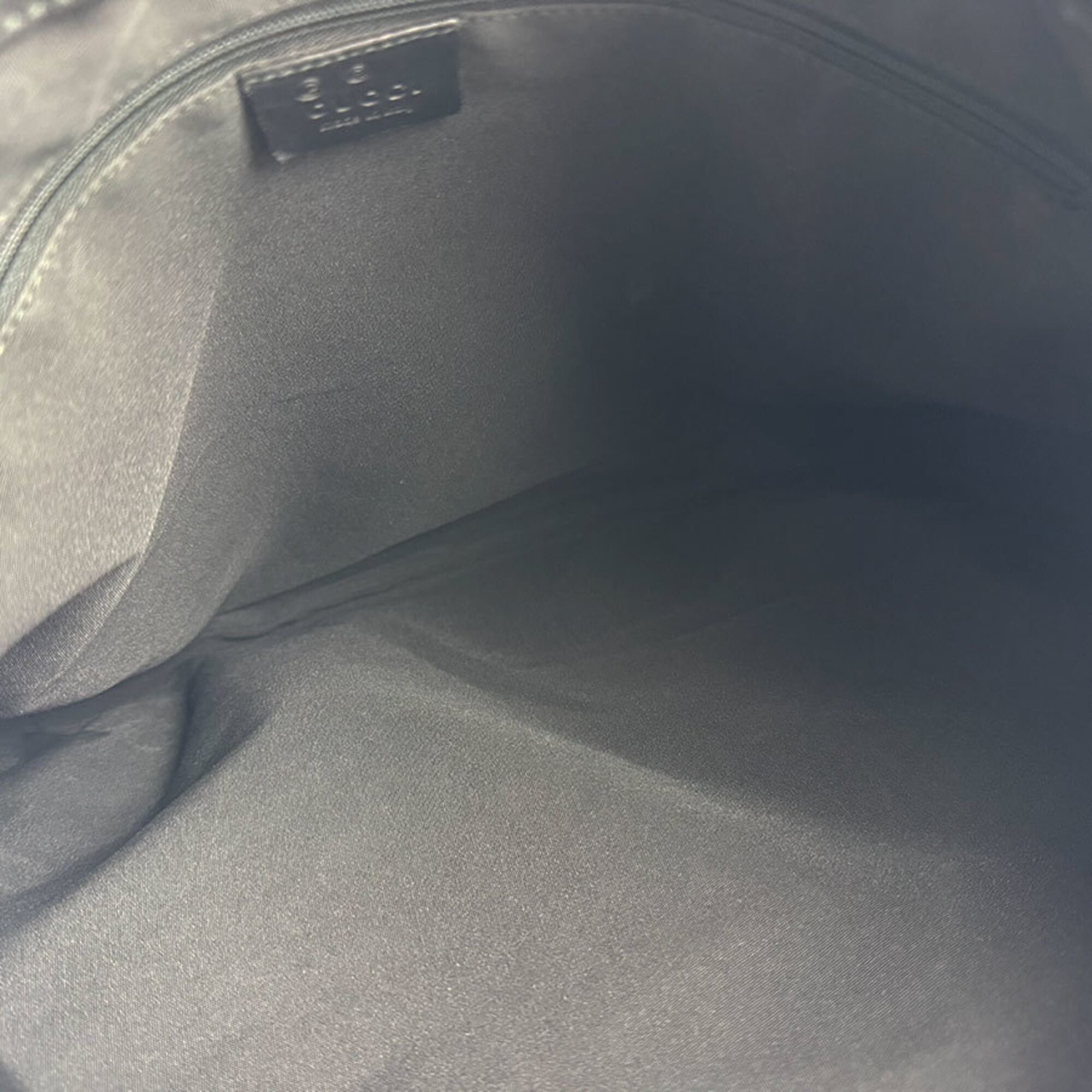 Gucci Black Green Gg Canvas Leather Shoulder Bag (Pre-Owned)