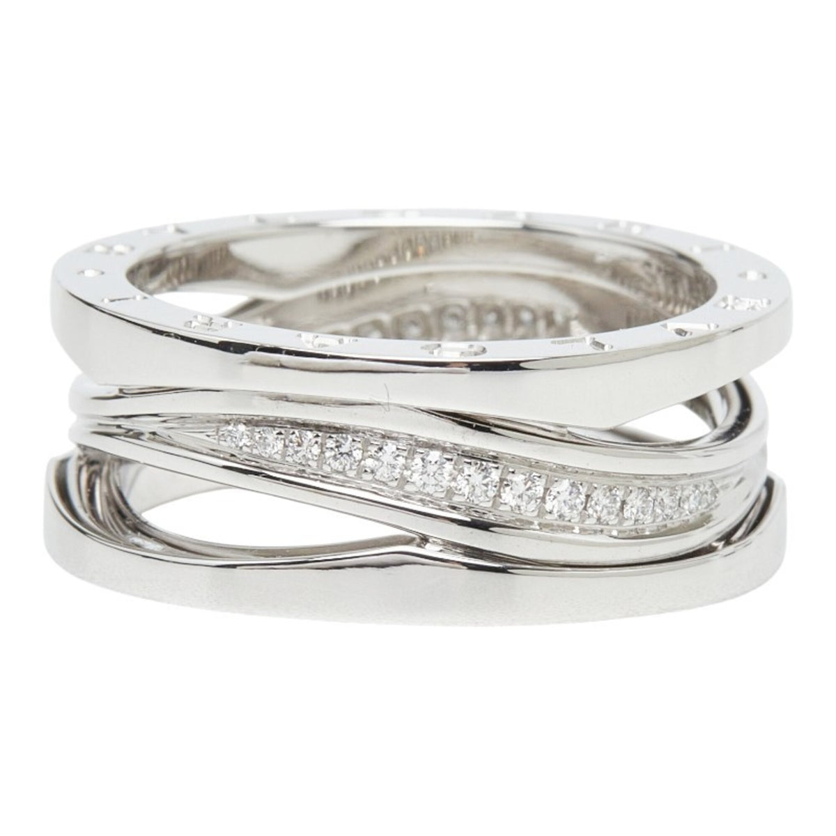 Bvlgari White Gold (18K) Band Ring (Pre-Owned)
