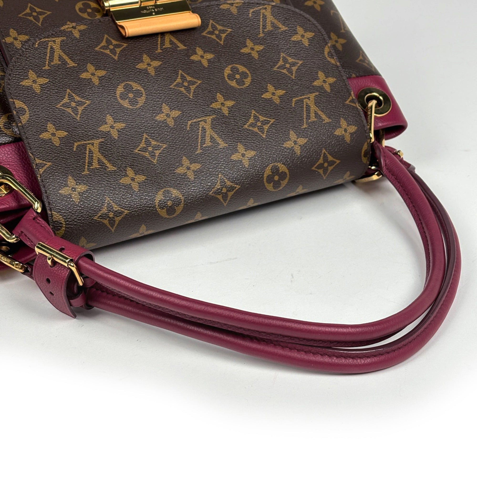 Louis Vuitton Brown Monogram Handbag Shoulder Bag Tote Bag (Pre-Owned)