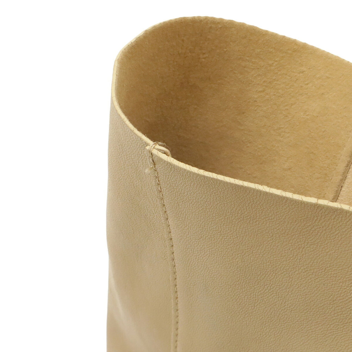 Celine Beige Cream Sand Yellow Leather Shoulder Bag Tote Bag (Pre-Owned)