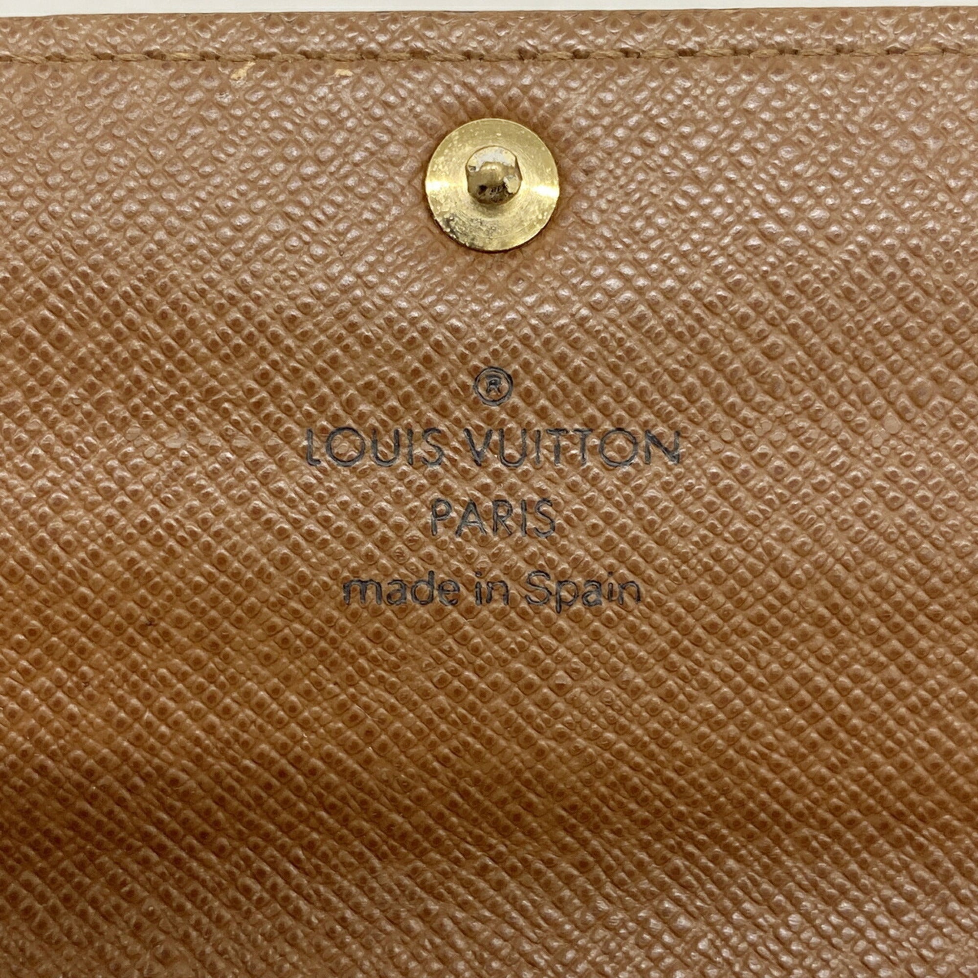 Louis Vuitton Brown Long Wallet (Bi-Fold) (Pre-Owned)