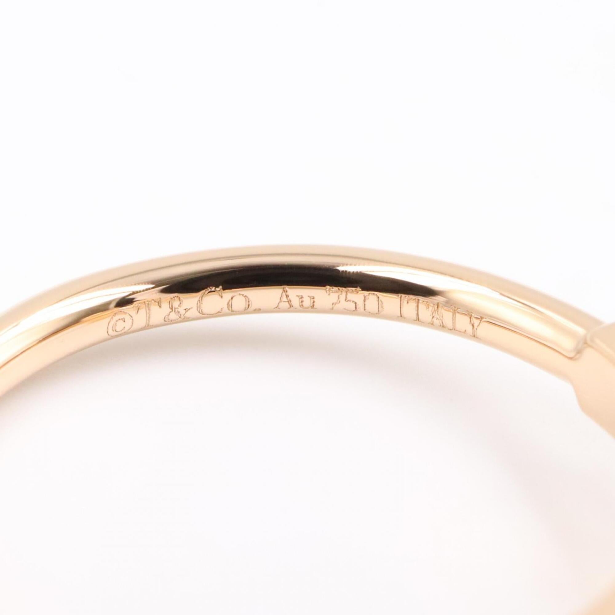 Tiffany Gold Clear Pink Gold (18K) Band Ring (Pre-Owned)