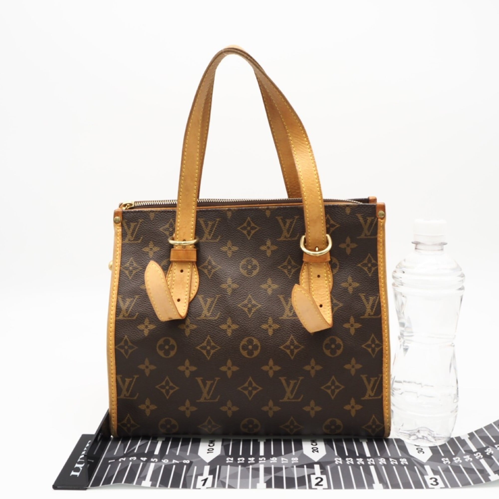 Louis Vuitton Monogram Brown Coated Canvas Leather Handbag (Pre-Owned)
