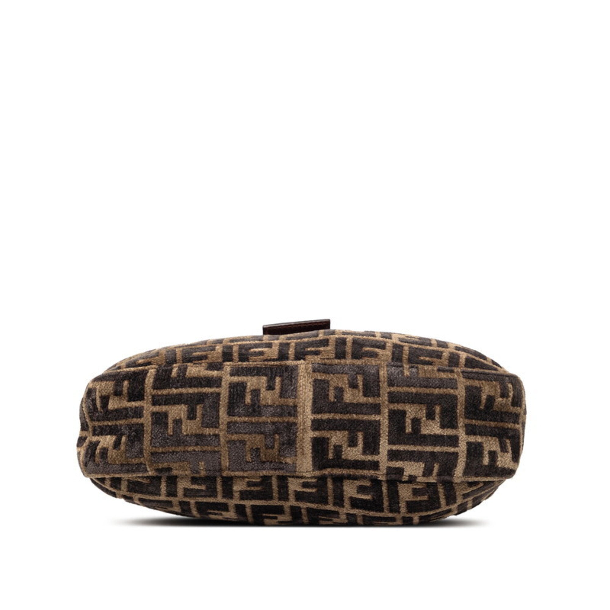 Fendi Brown Leather Shoulder Bag (Pre-Owned)