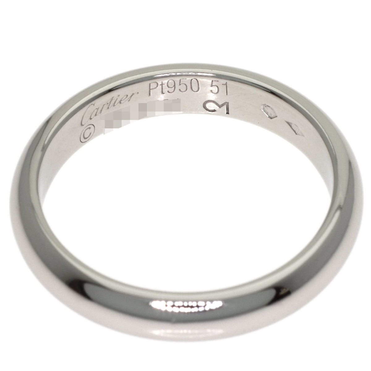 Cartier Platinum 950 Band Ring (Pre-Owned)