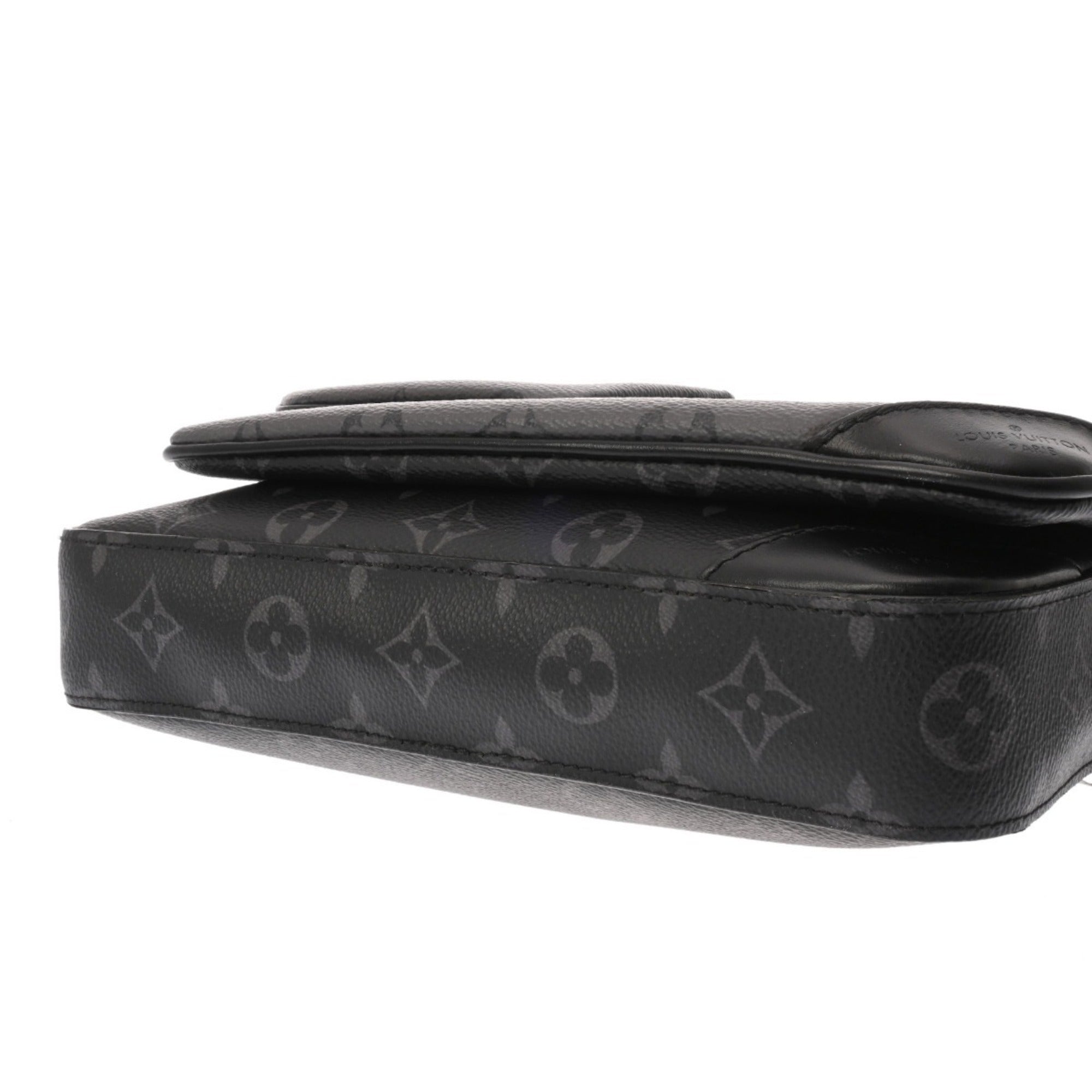 Louis Vuitton Black Gray Monogram Eclipse Shoulder Bag (Pre-Owned)