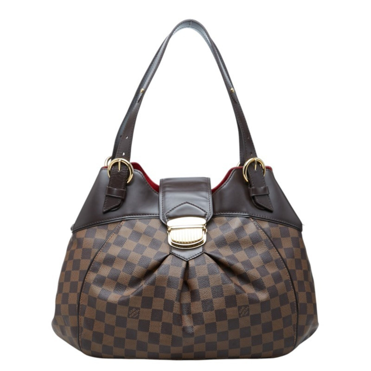 Louis Vuitton Brown Pvc Leather Handbag (Pre-Owned)