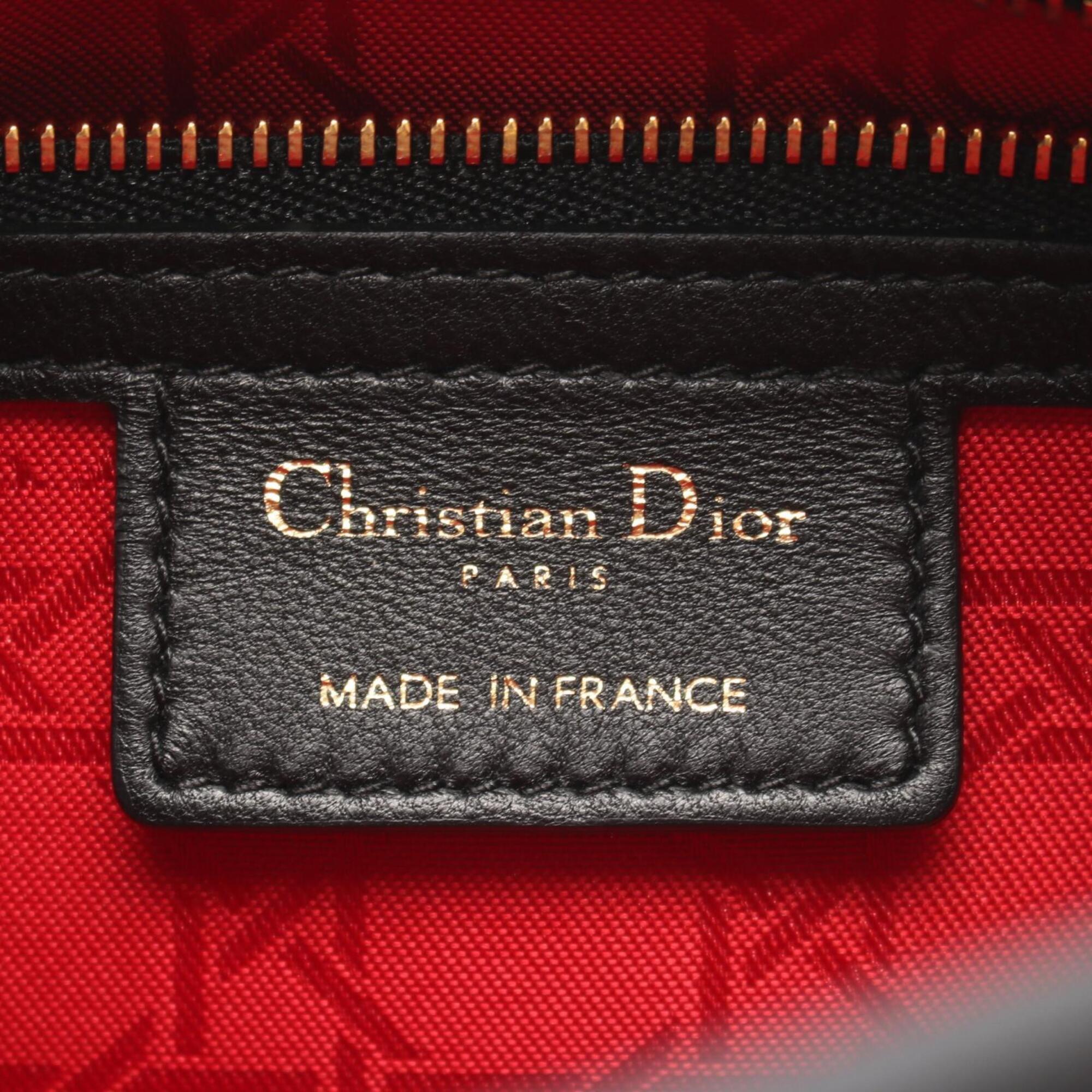 Christian Dior Black Leather Handbag (Pre-Owned)