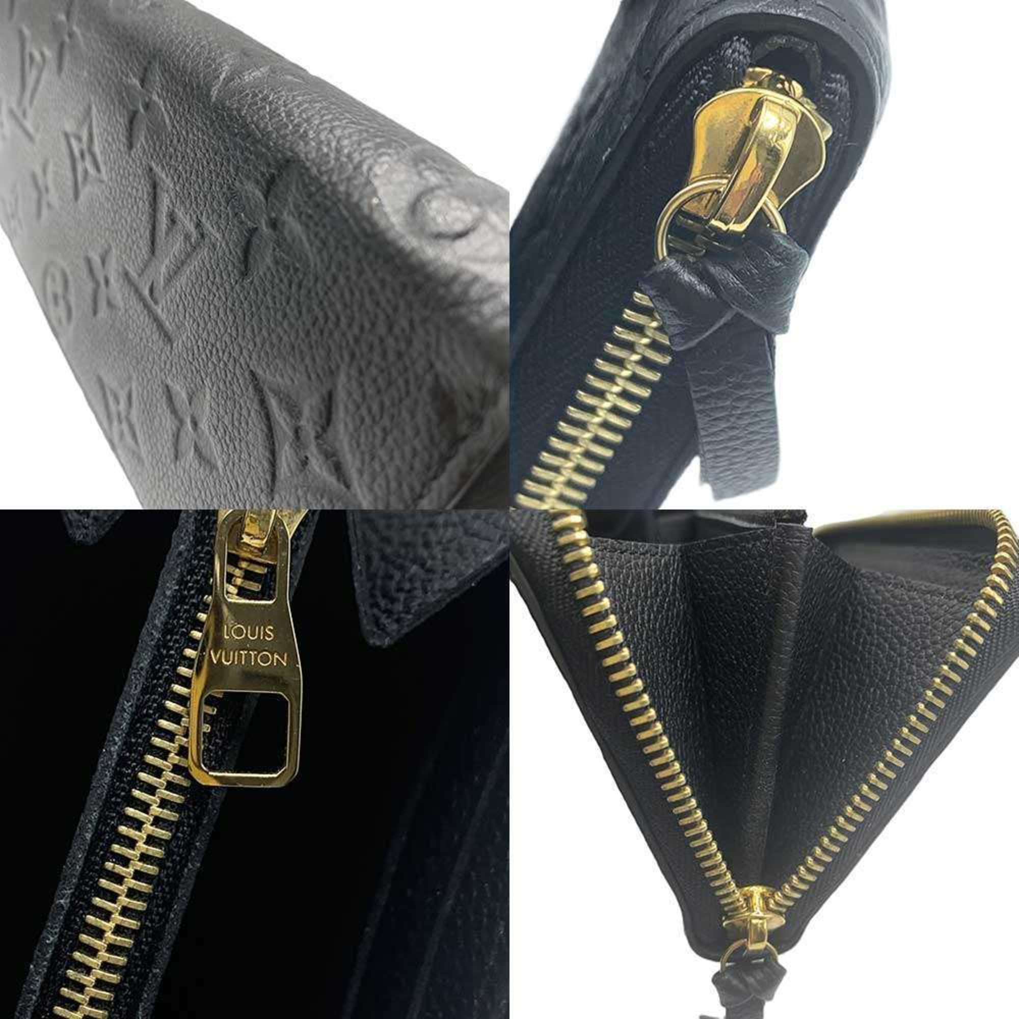 Louis Vuitton Black Monogram Empreinte Long Wallet (Bi-Fold) (Pre-Owned)