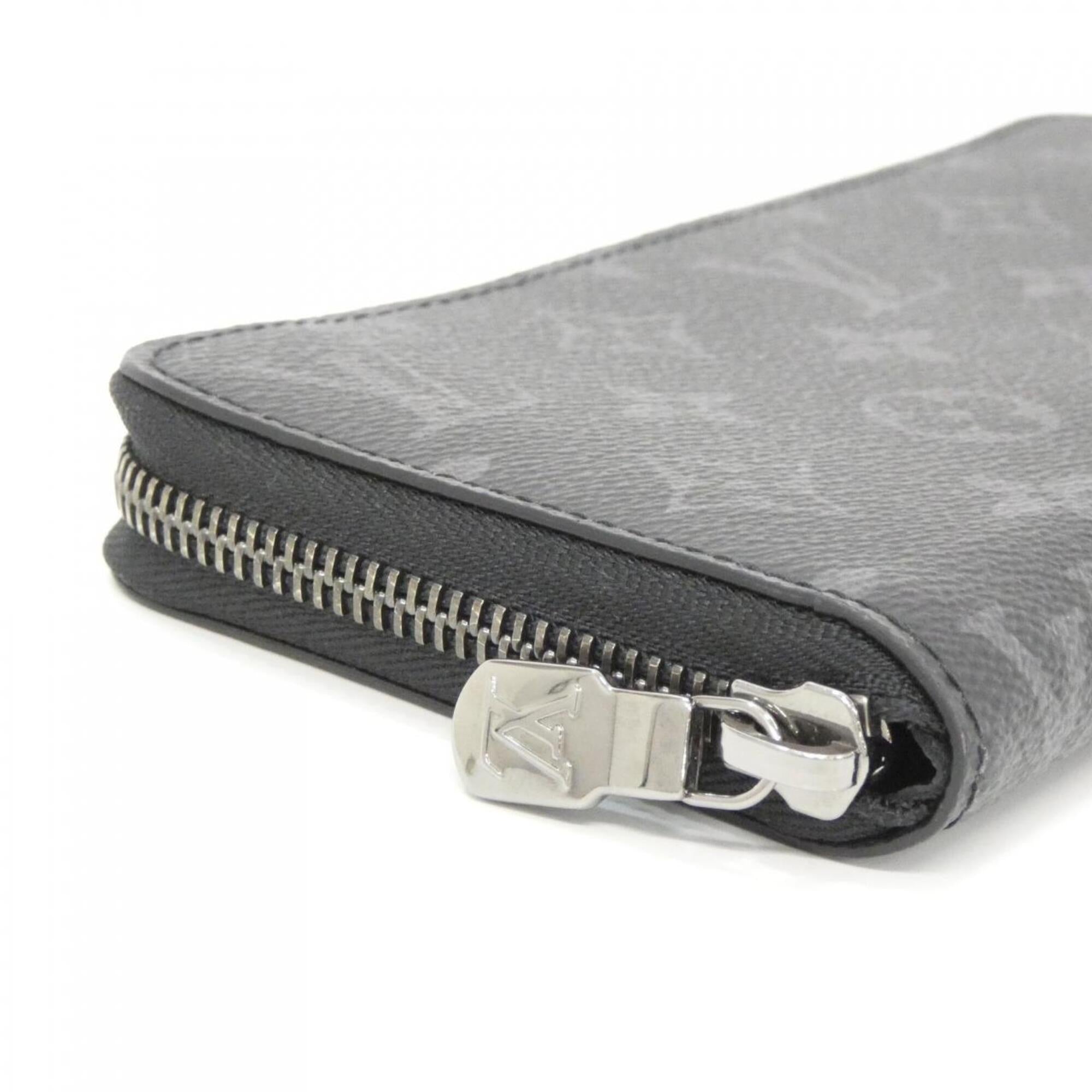 Louis Vuitton Black Monogram Eclipse Monogram Eclipse Coated Canvas Long Wallet (Bi-Fold) (Pre-Owned)