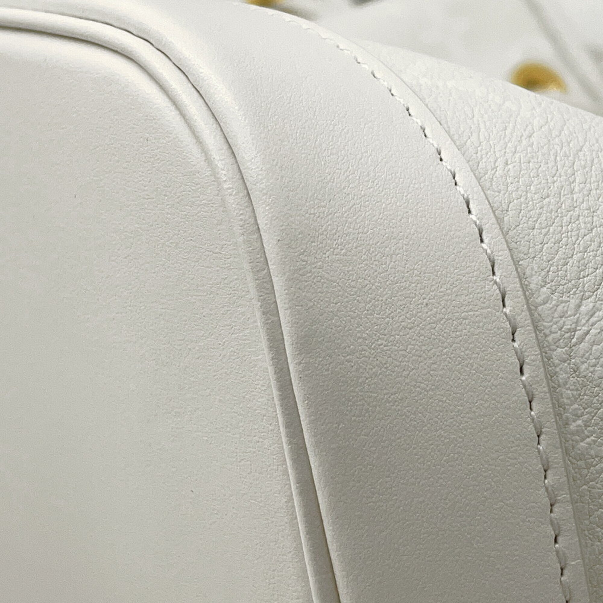 Louis Vuitton Monogram White Leather Monogram Handbag Shoulder Bag (Pre-Owned)